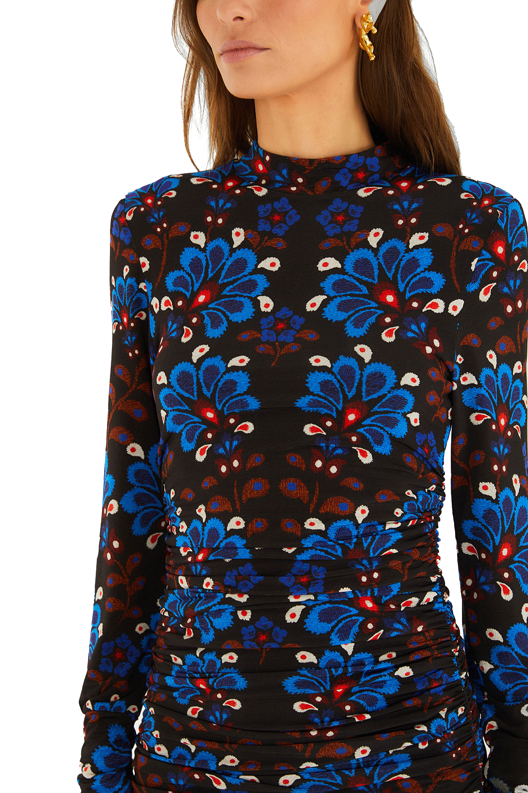 LATINA SCARF JERSEY MINI DRESS - Sassanova