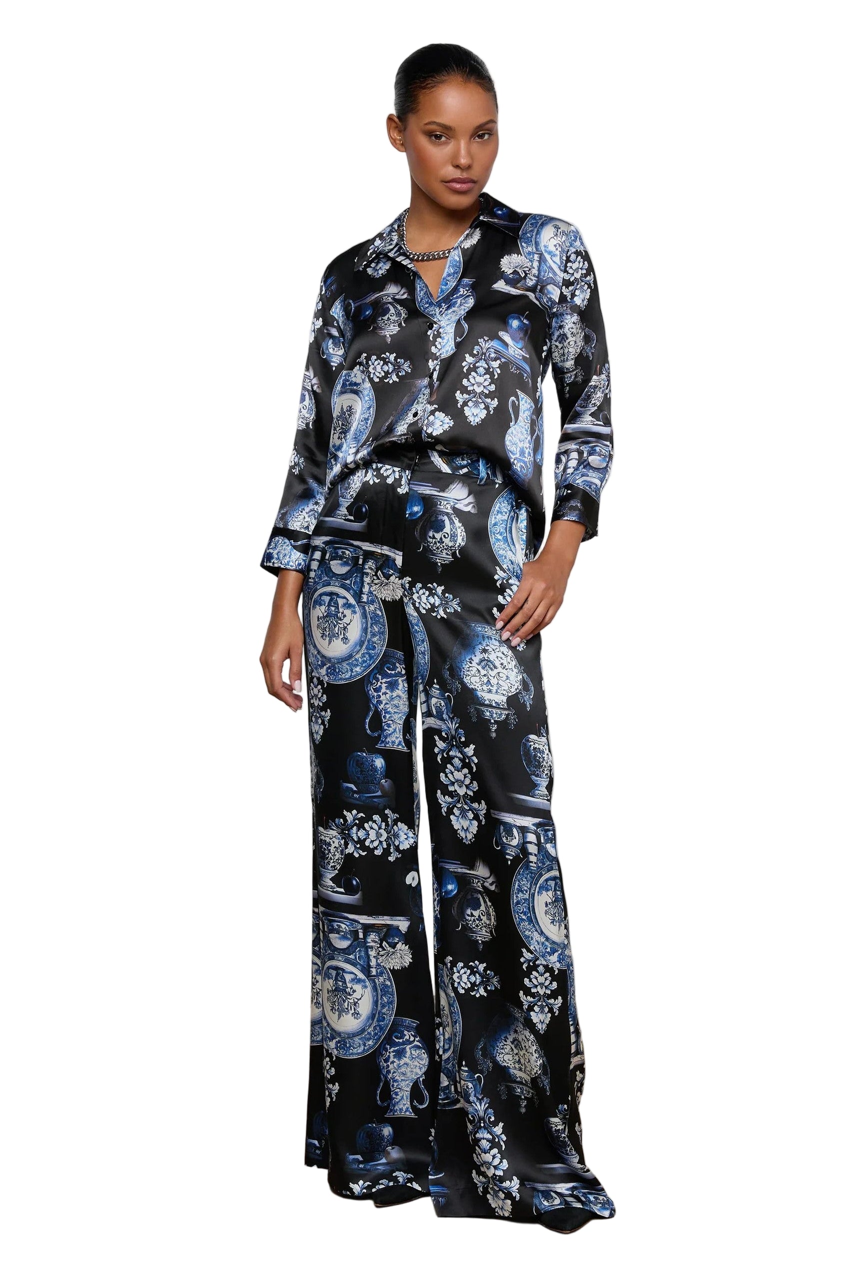 DANI 3/4 SLV BLOUSE (40126PXO) - Sassanova