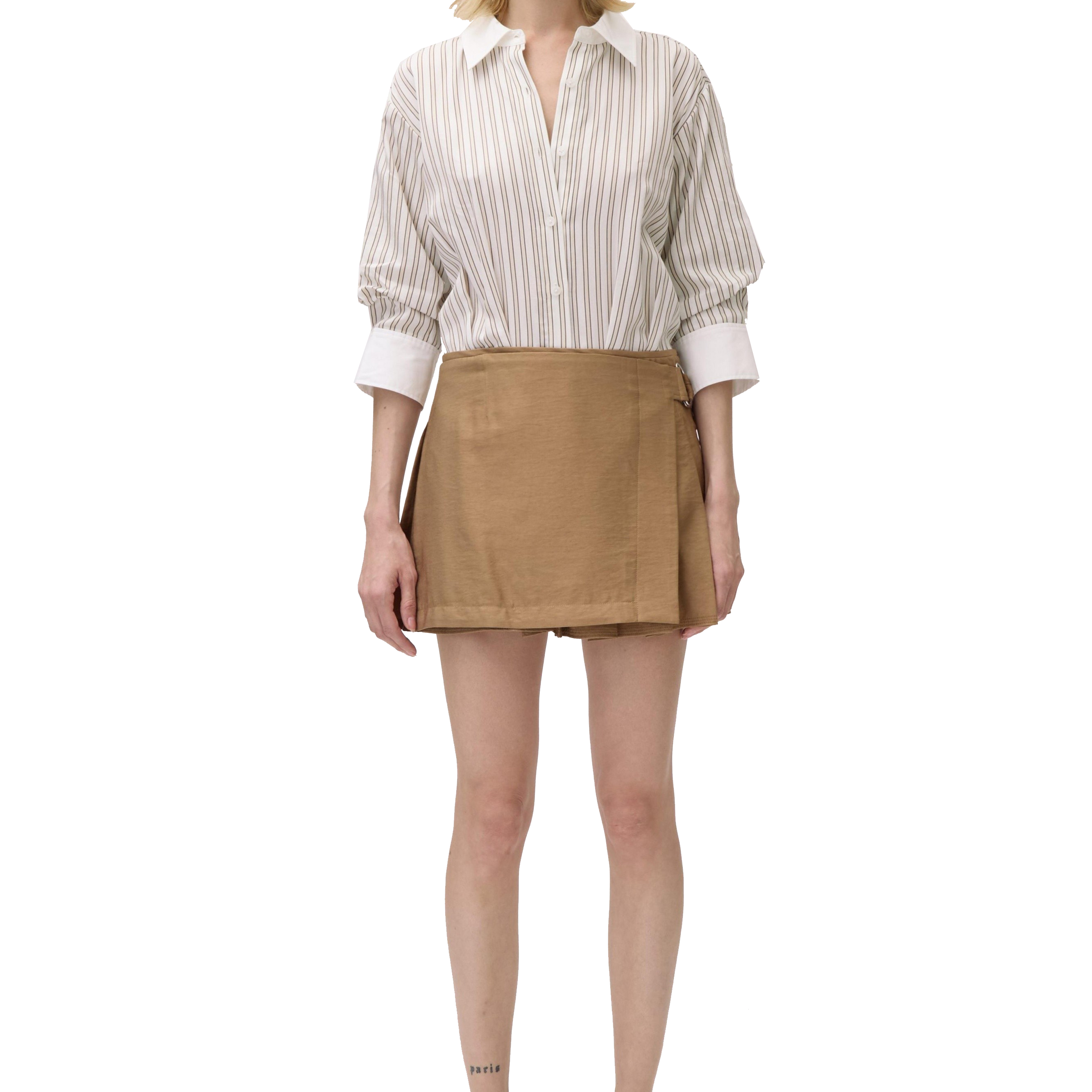 FRANKIE MINI COMBO SHIRT DRESS - Sassanova