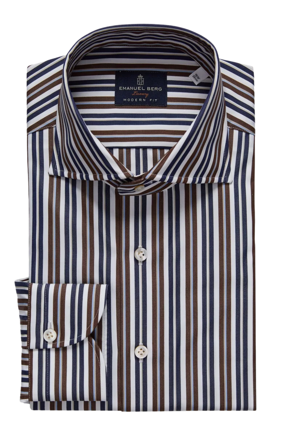 PRINTED POPLIN STRETCH DRESS SHIRT Sassanova NovaMan