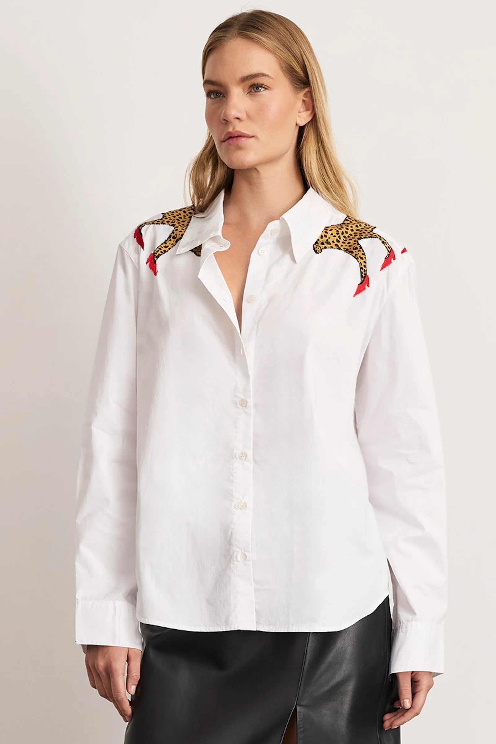MARGAUX CHEETAH TOP - Blouses - Sassanova