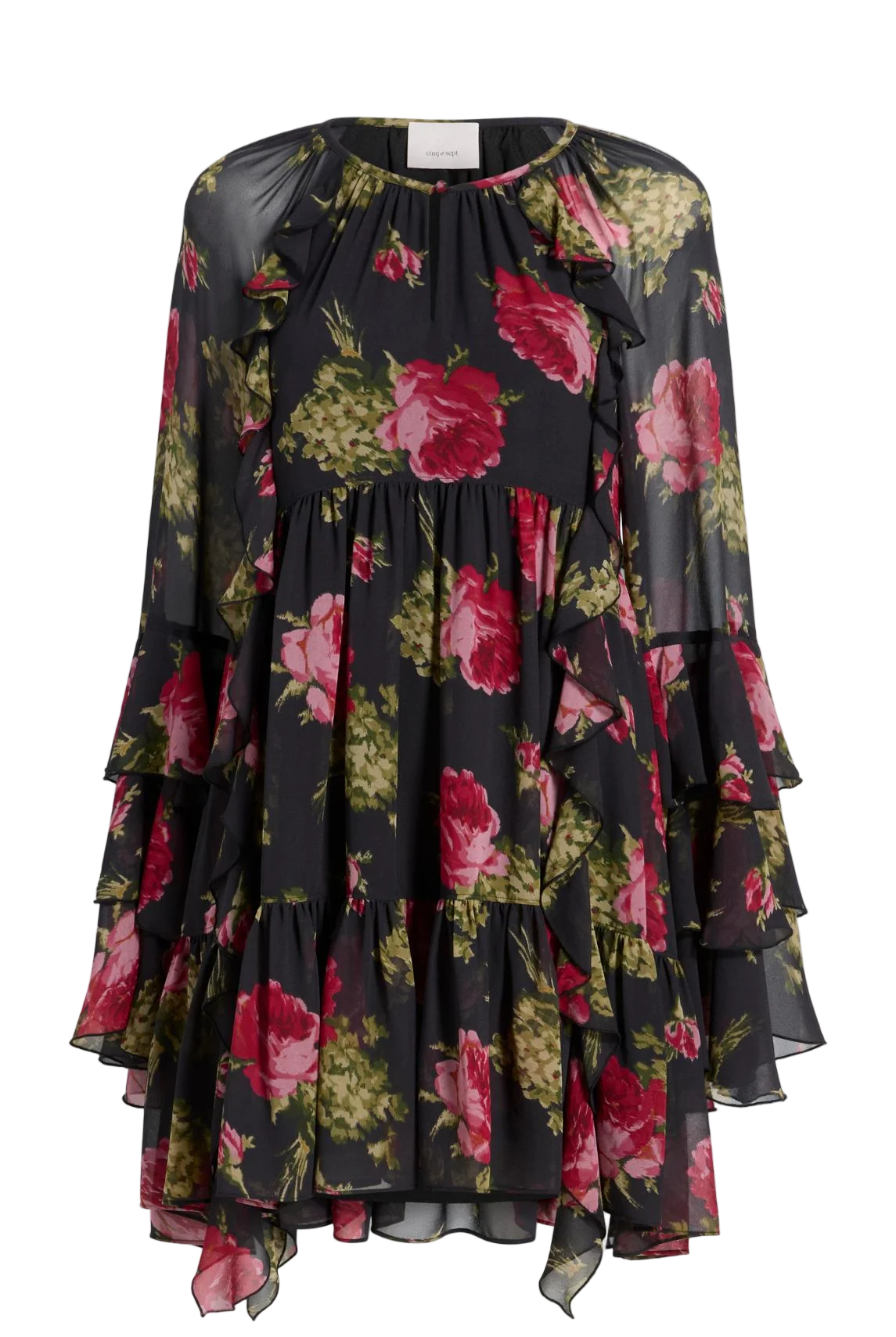 BAROQUE ROSES EMELIA DRESS-Sassanova