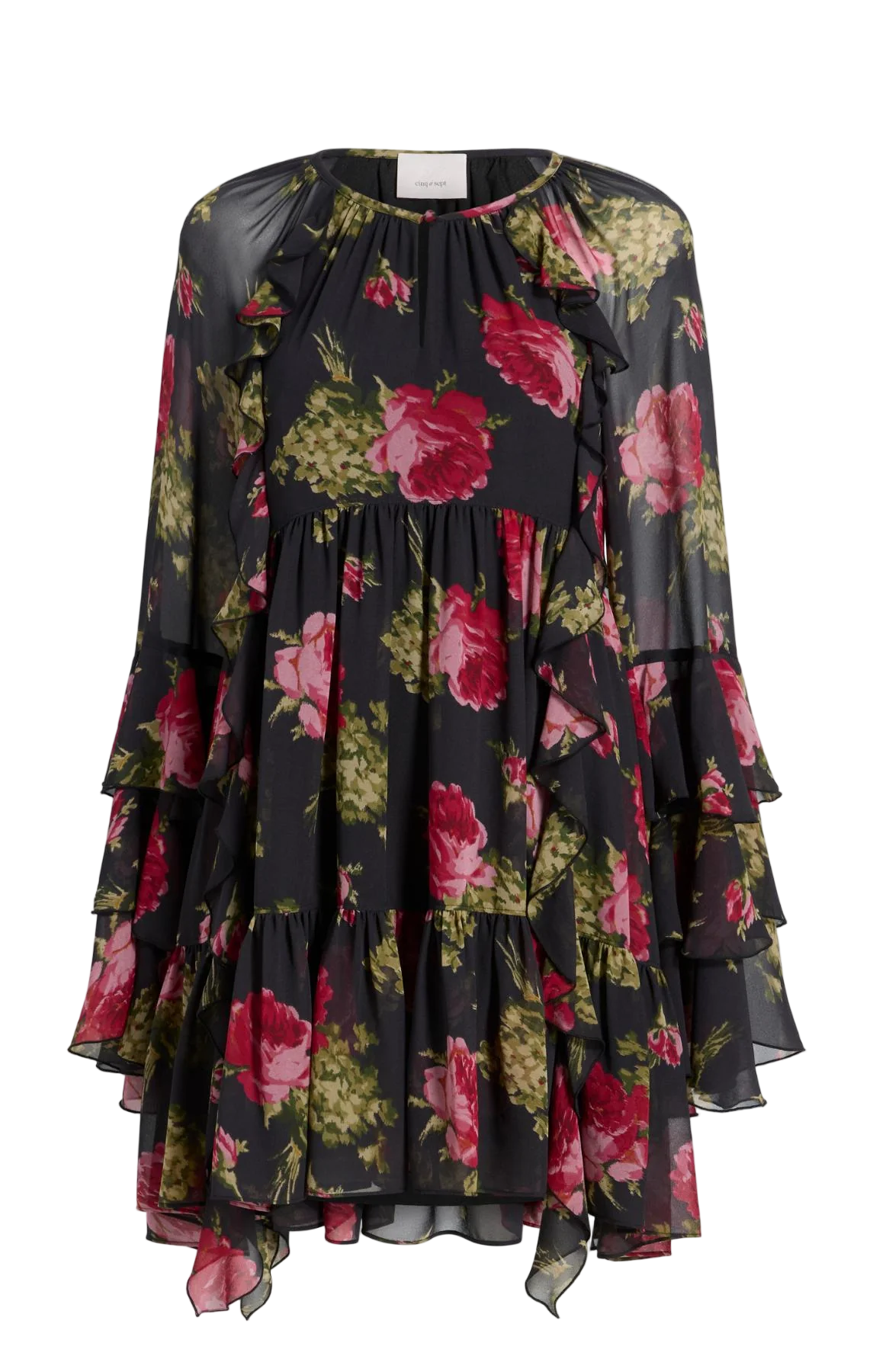 BAROQUE ROSES EMELIA DRESS-Sassanova