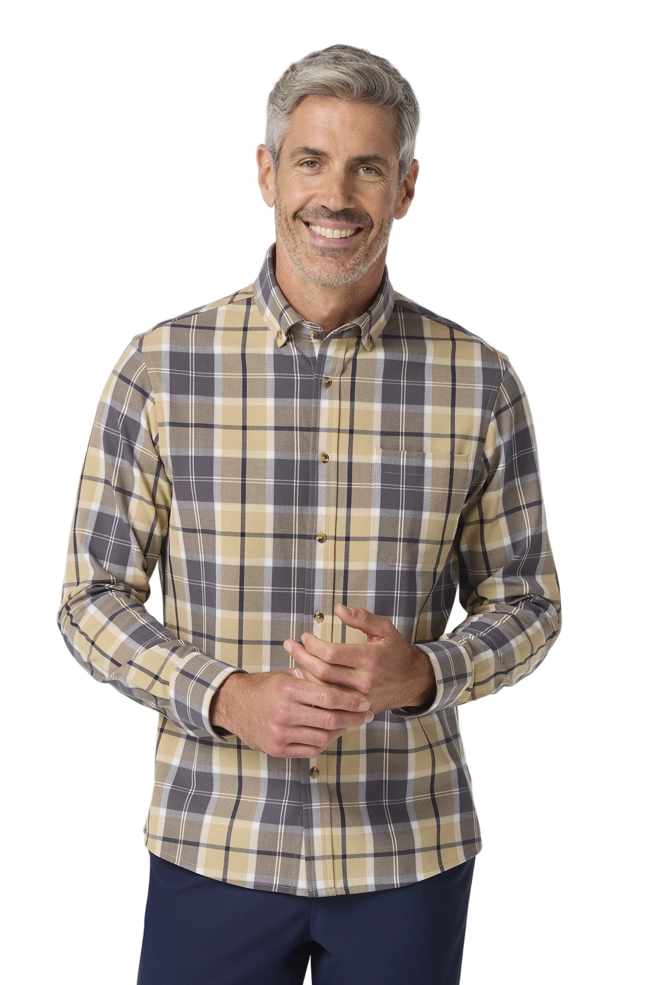 CITY FLANNEL LS SPORT SHIRT - Novaman