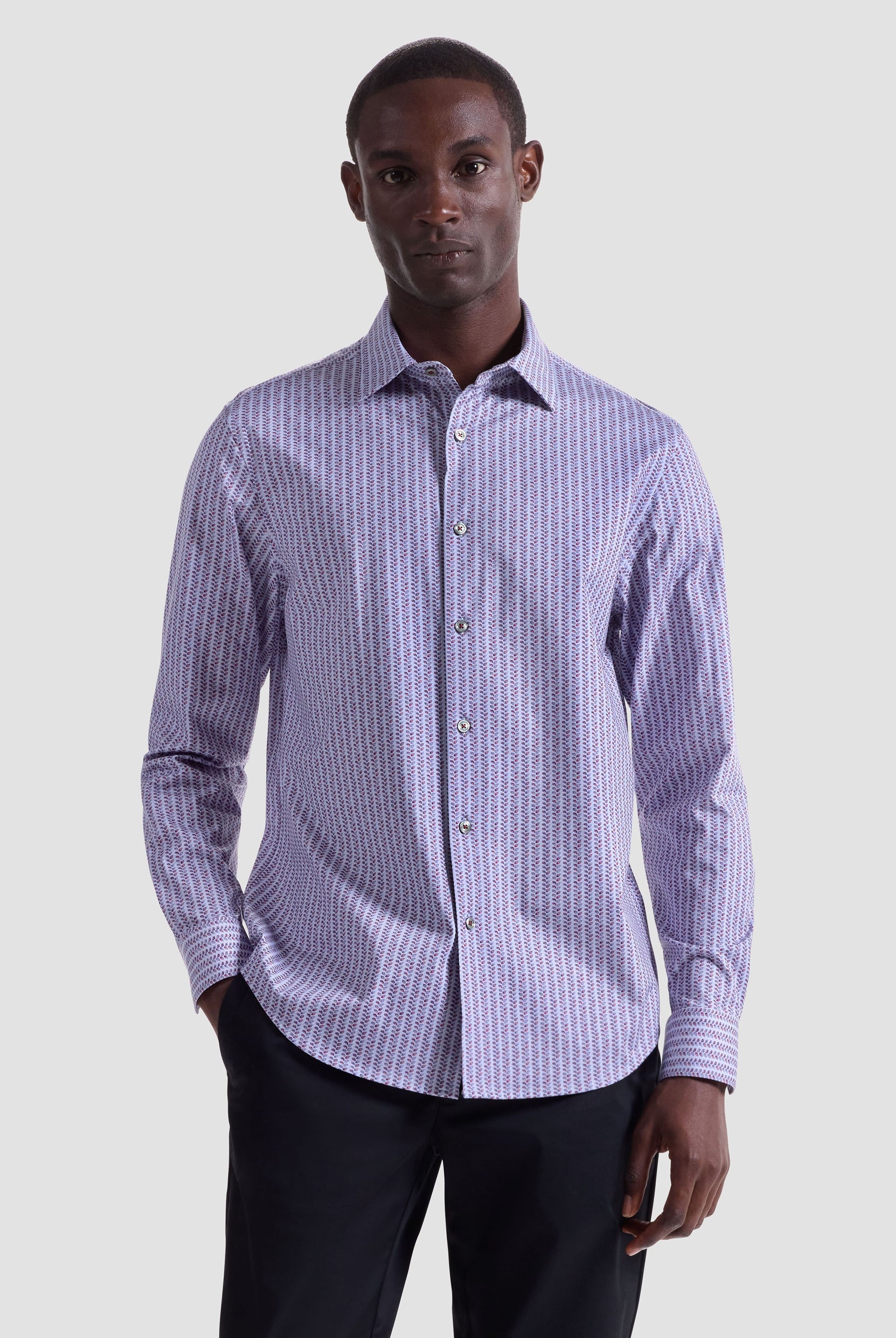 OOOHCOTTON JAMES DRESS SHIRT - Long Sleeved Shirts - Novaman