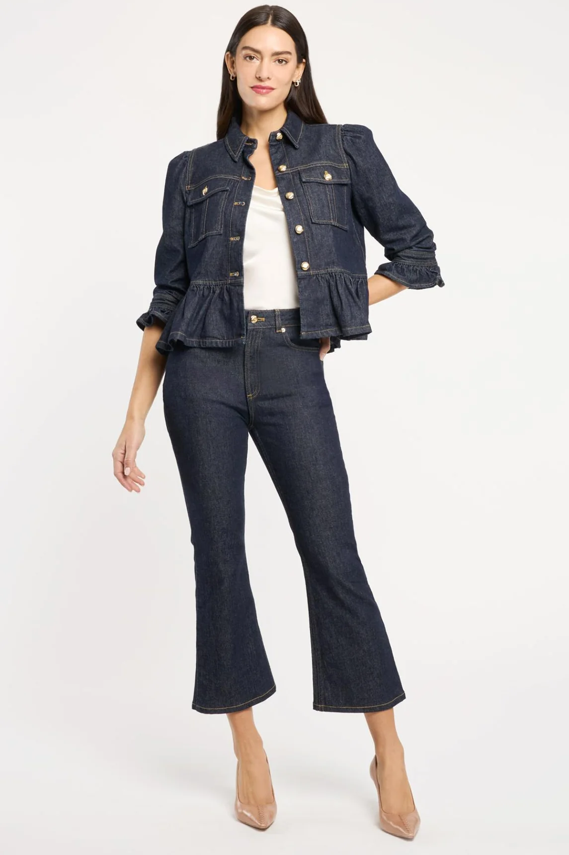 DENIM DELANIE JACKET - Jackets - Sassanova