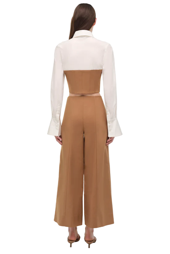 KALLIN CROPPED WIDE LEG PANT - Pants - SASSANOVA