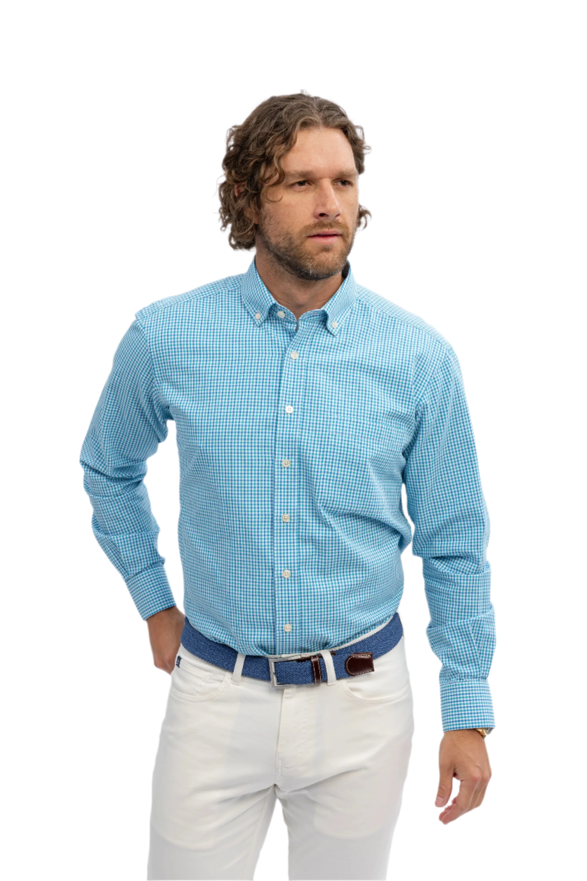 LAURENCE OXFORD SPORT SHIRT - Long Sleeved Shirts - Novaman