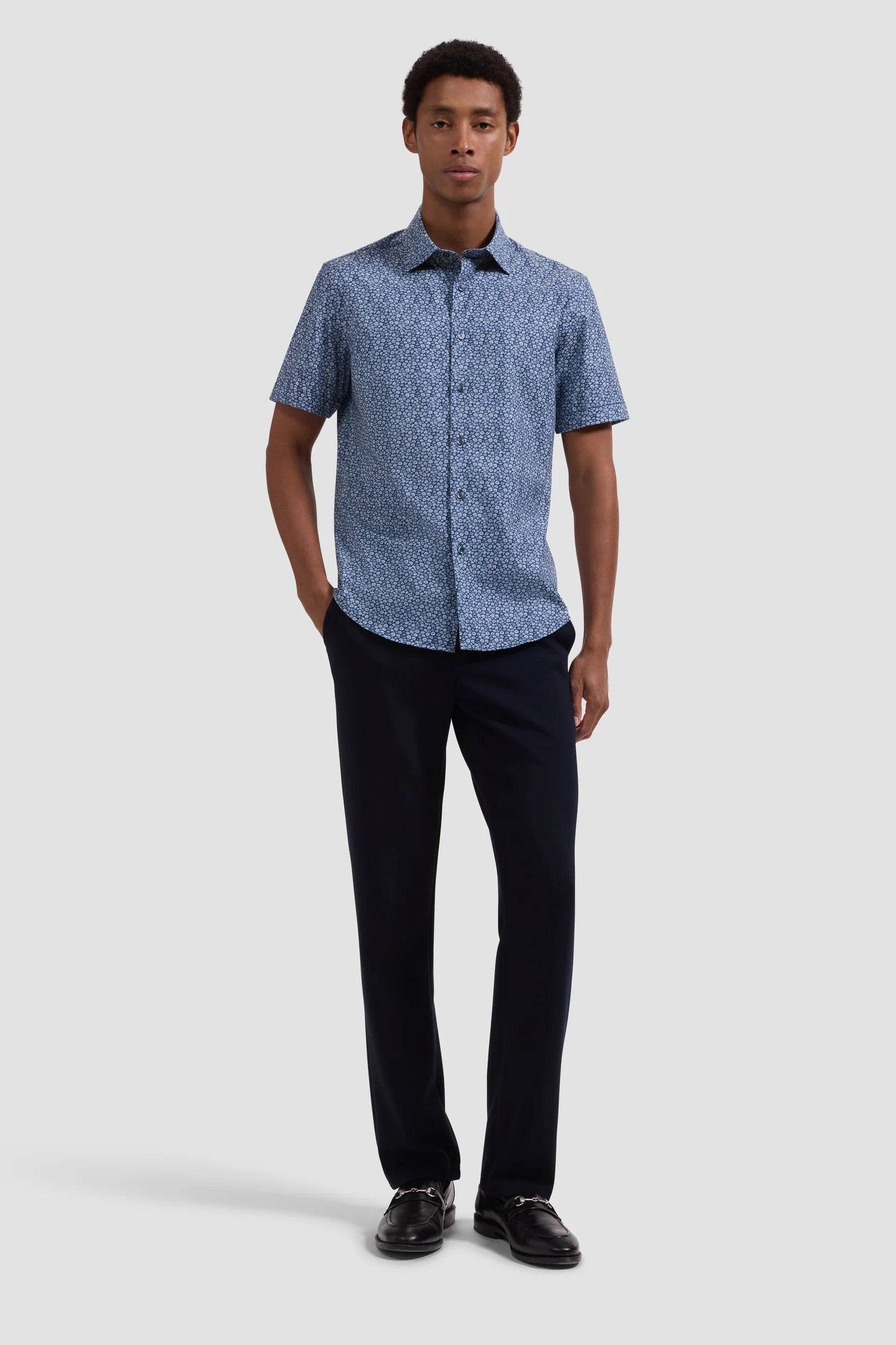 OOOHCOTTON MILES SHORT SLEEVE SHIRT - Short Sleeved Shirts - Novaman