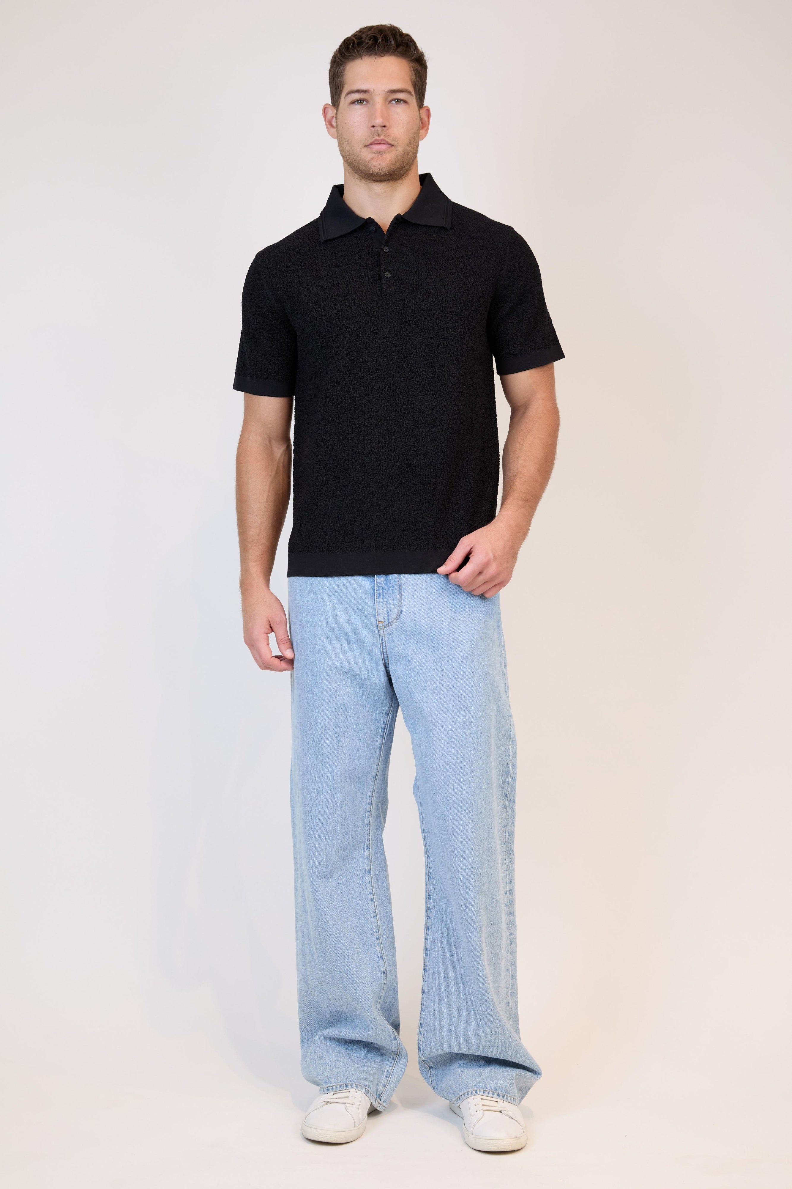 CALUM SHORT SLEEVE POLO - Polos - Novaman