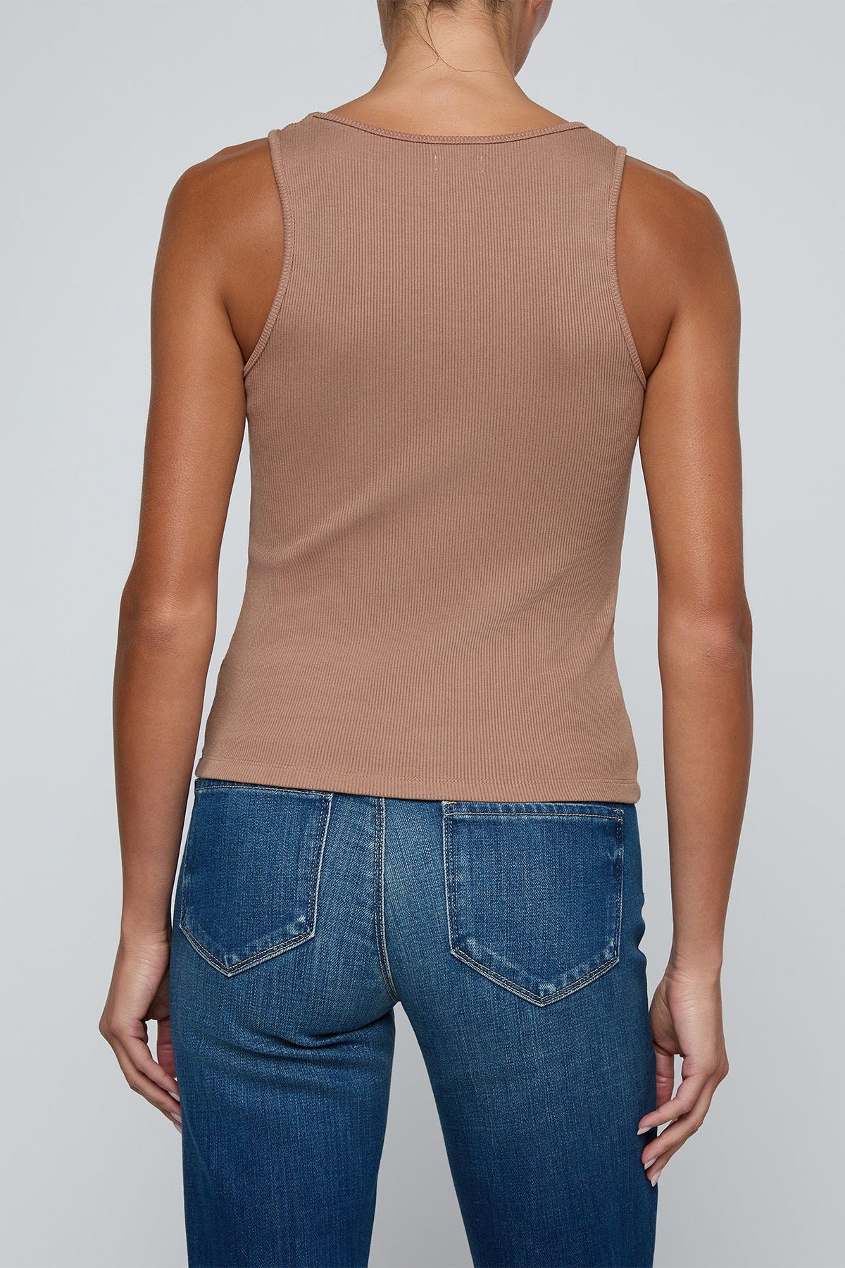 ADIRA SCOOP NECK TANK - Tank Tops - Sassanova