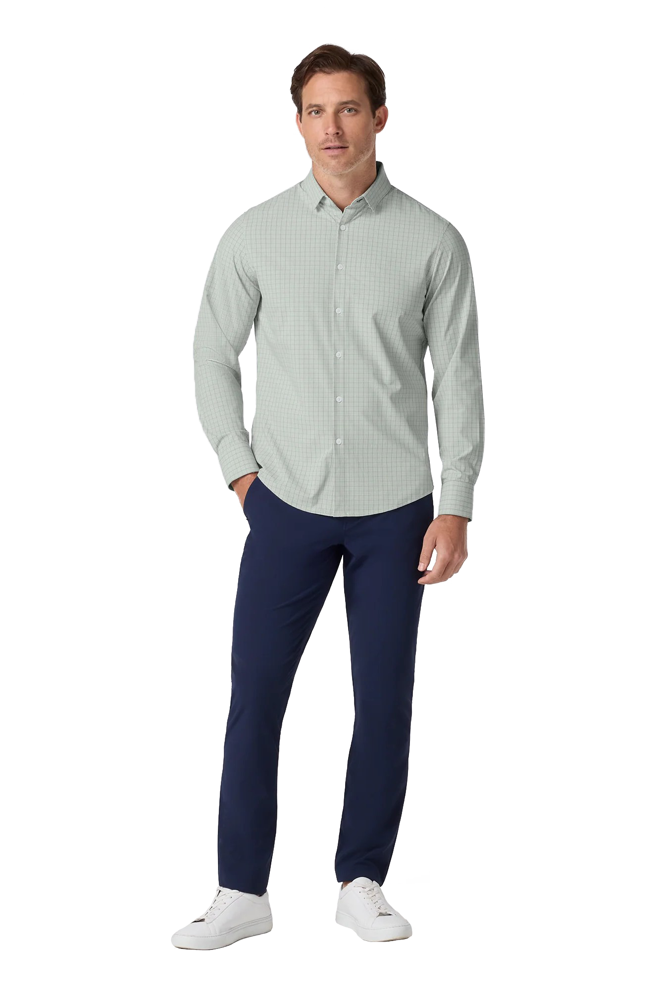 LEEWARD NO TUCK LS DRESS SHIRT - novaman