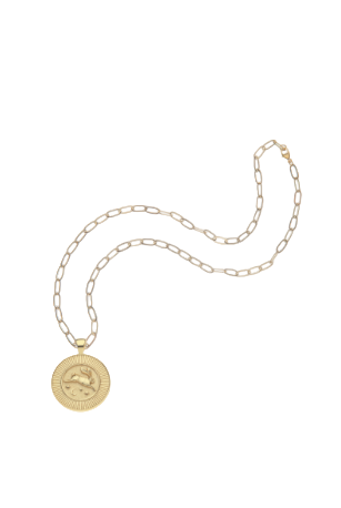 LUCKY RABBIT ORIGINAL NECKLACE- DRAWN LINK CHAIN-Sassanova