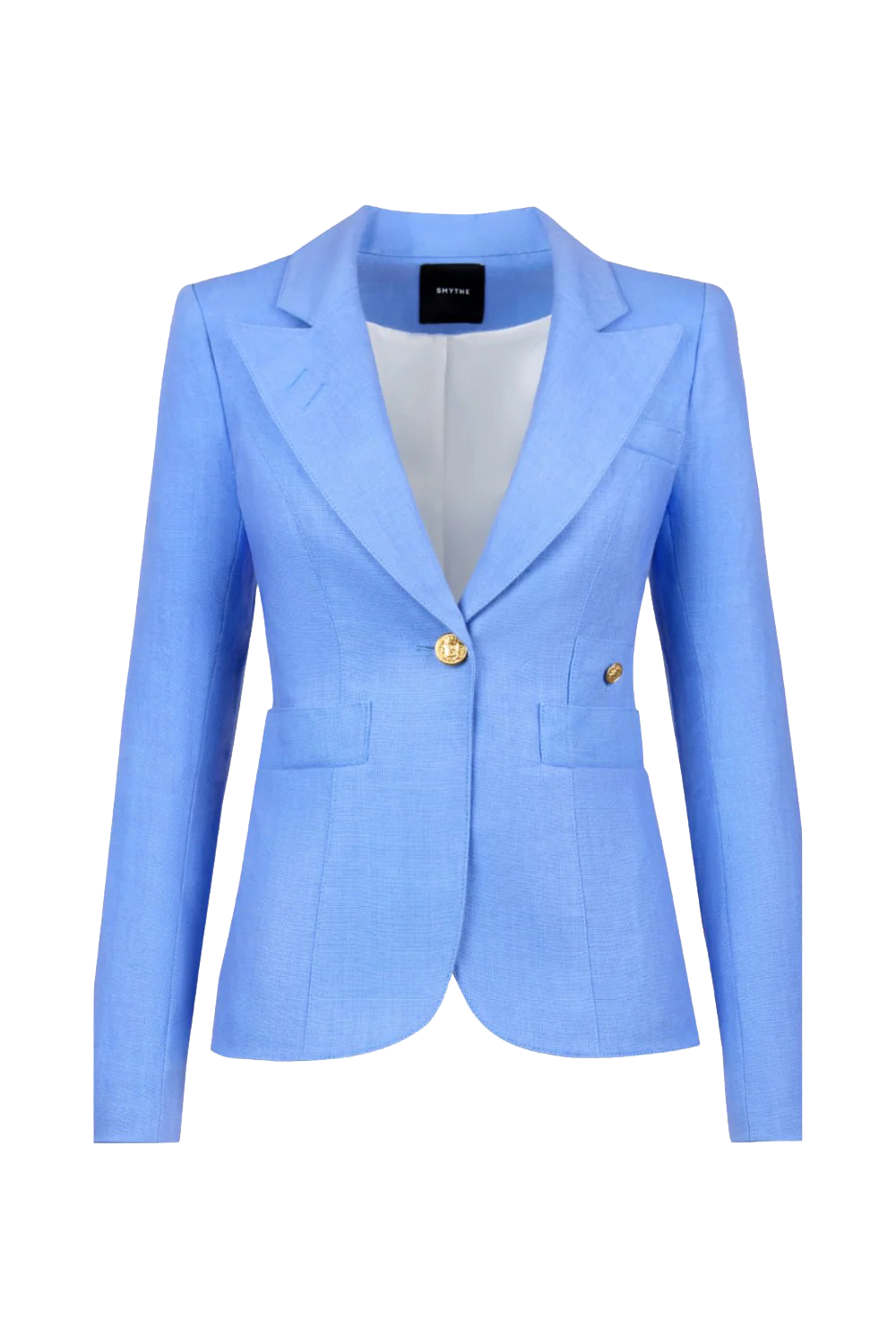 LINEN CLASSIC DUCHESS BLAZER - Jackets - Sassanova
