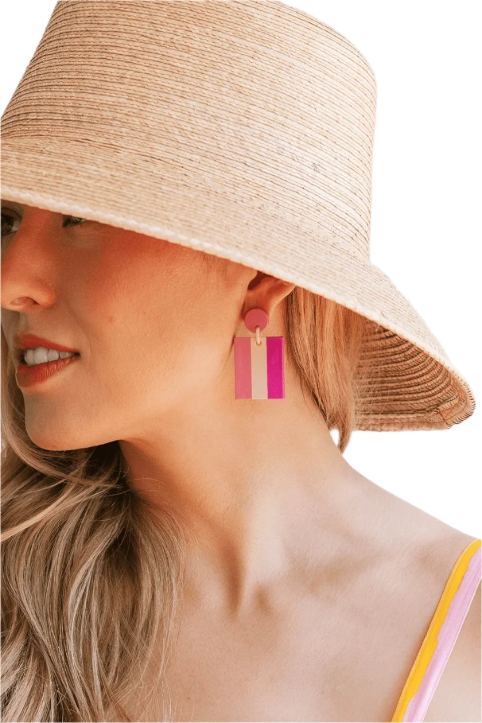 HIBISCUS BLOCK EARRINGS
sassanova