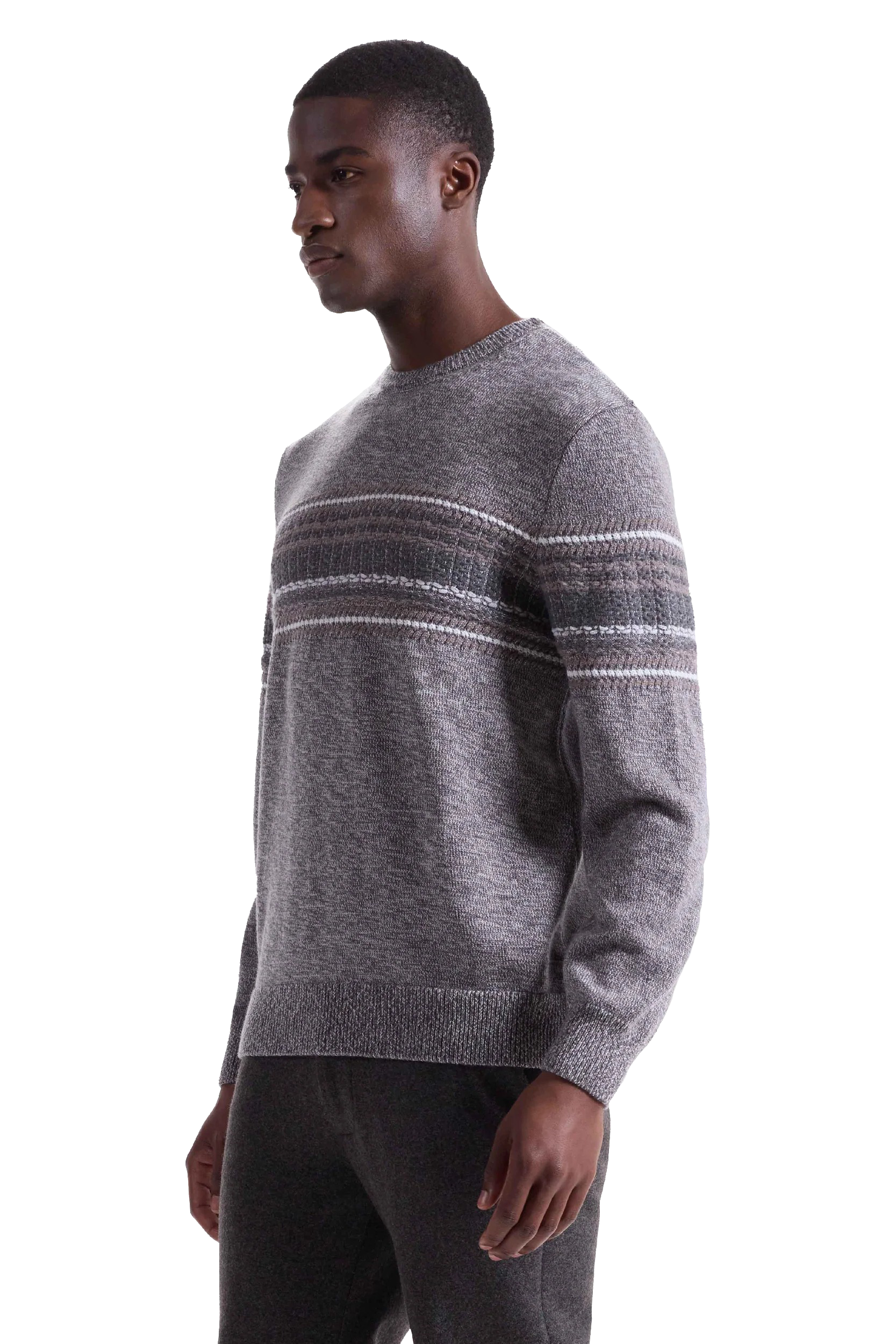 L/S CREW NECK SWEATER - novaman