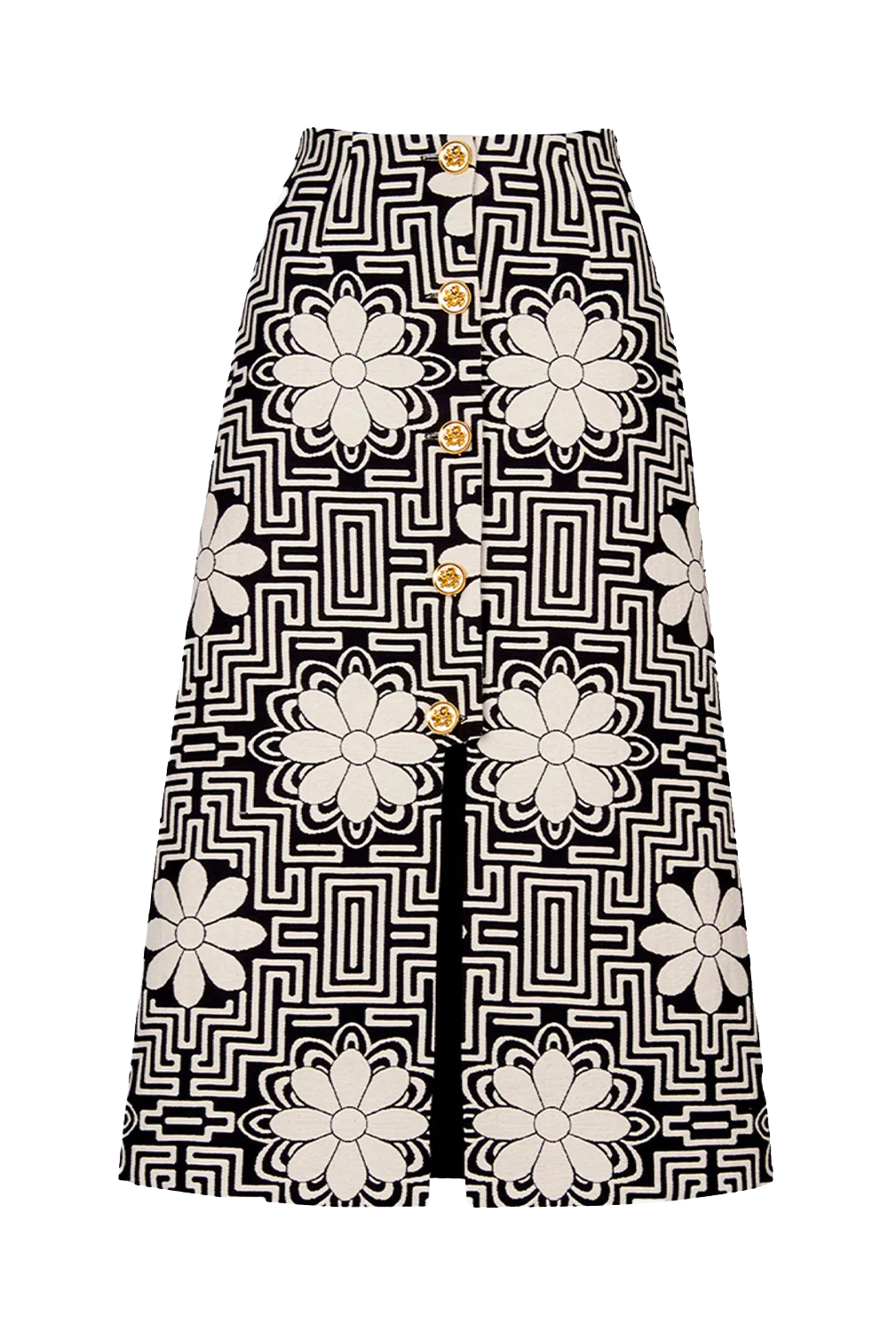 A-LINE MIDI SKIRT - Skirts - Sassanova