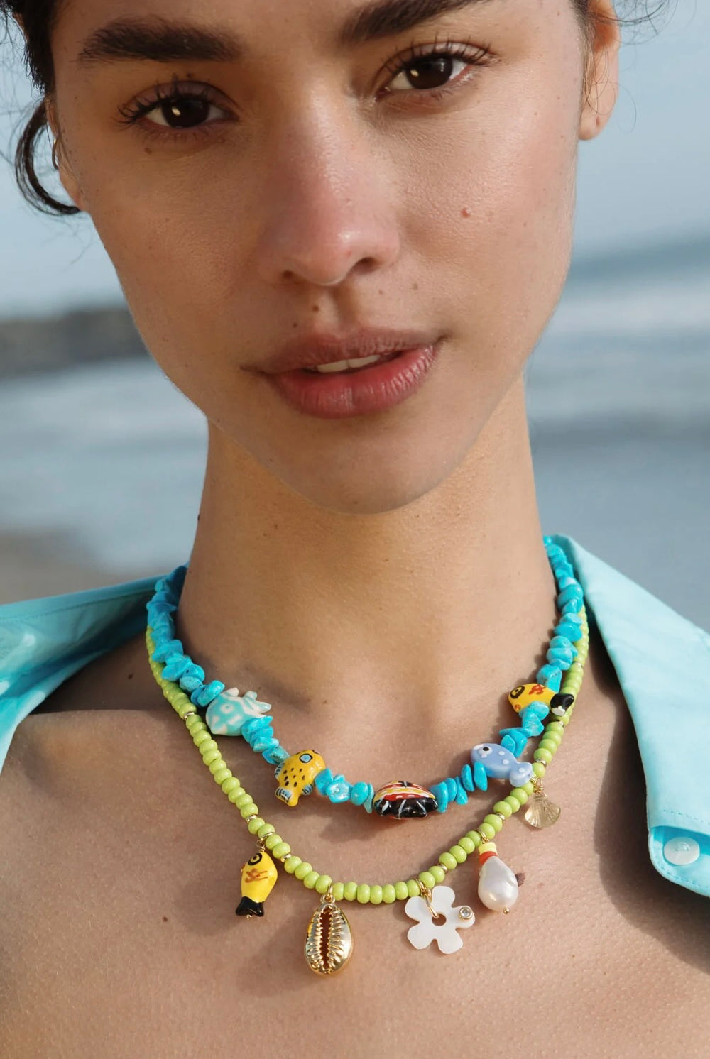 ROMY CHARM NECKLACE- GREEN
sassanova