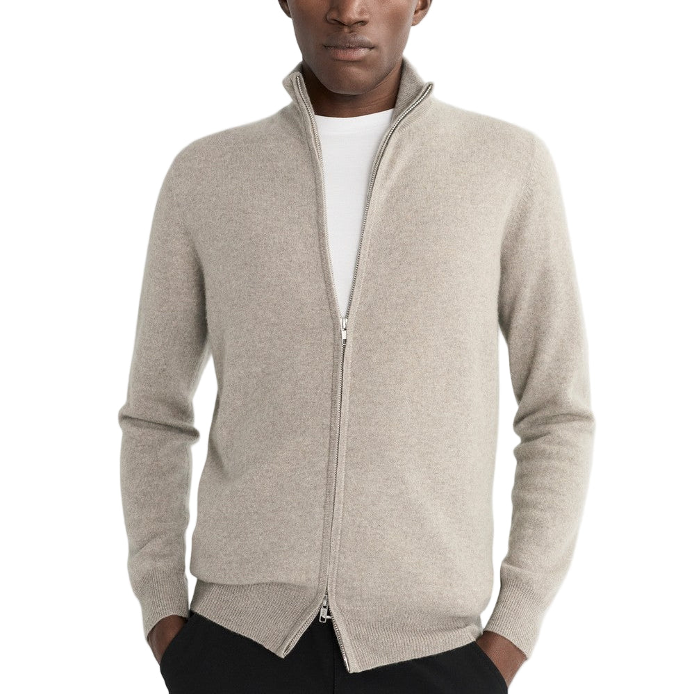 FULL ZIP CASHMERE SWEATER-NovaMan