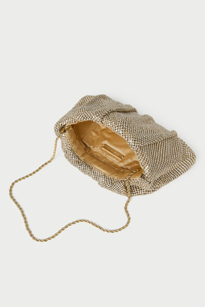 SERENA GATHERED CLUTCH - Handbags - Sassanova