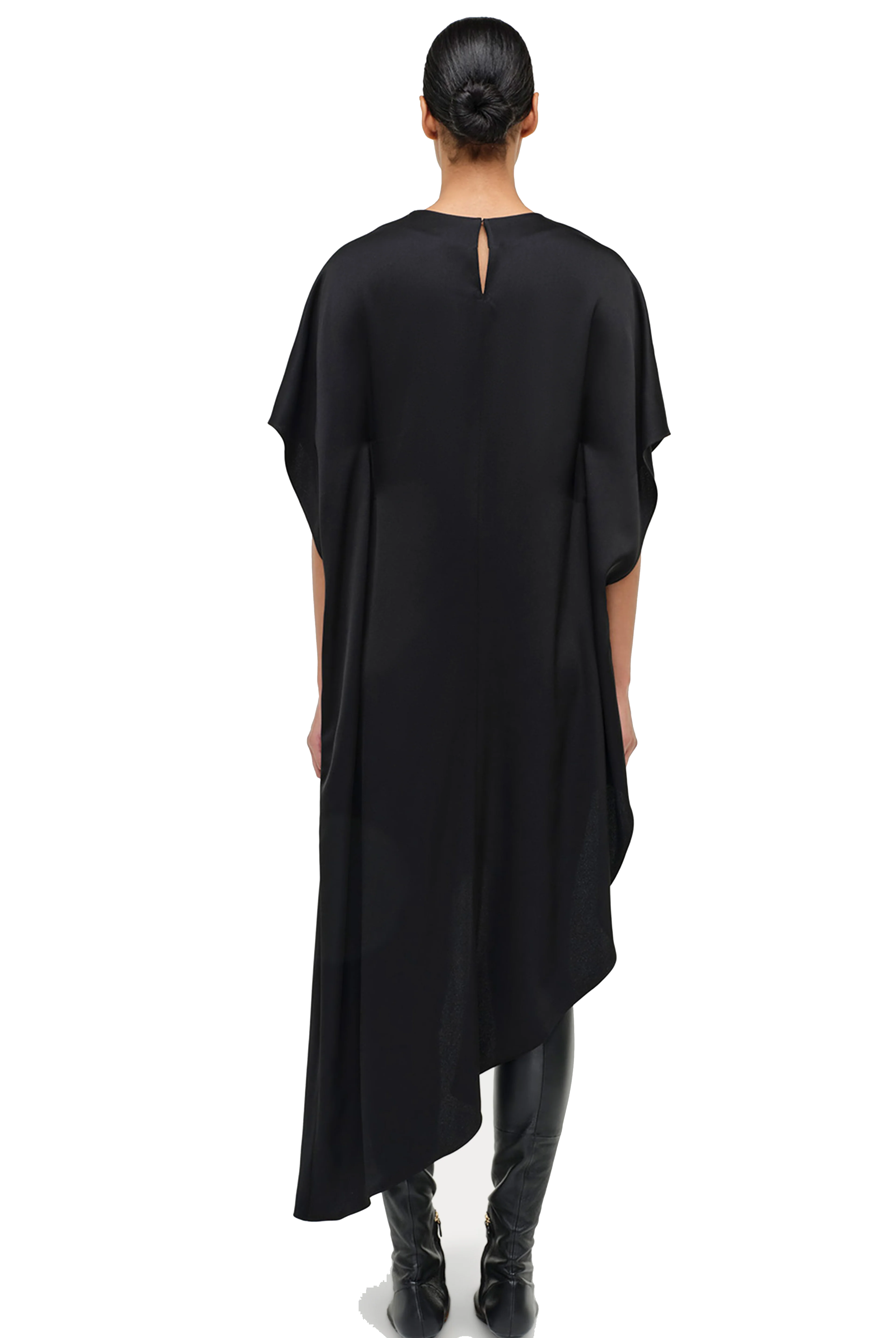 Sadia cape mini dress-sassanova