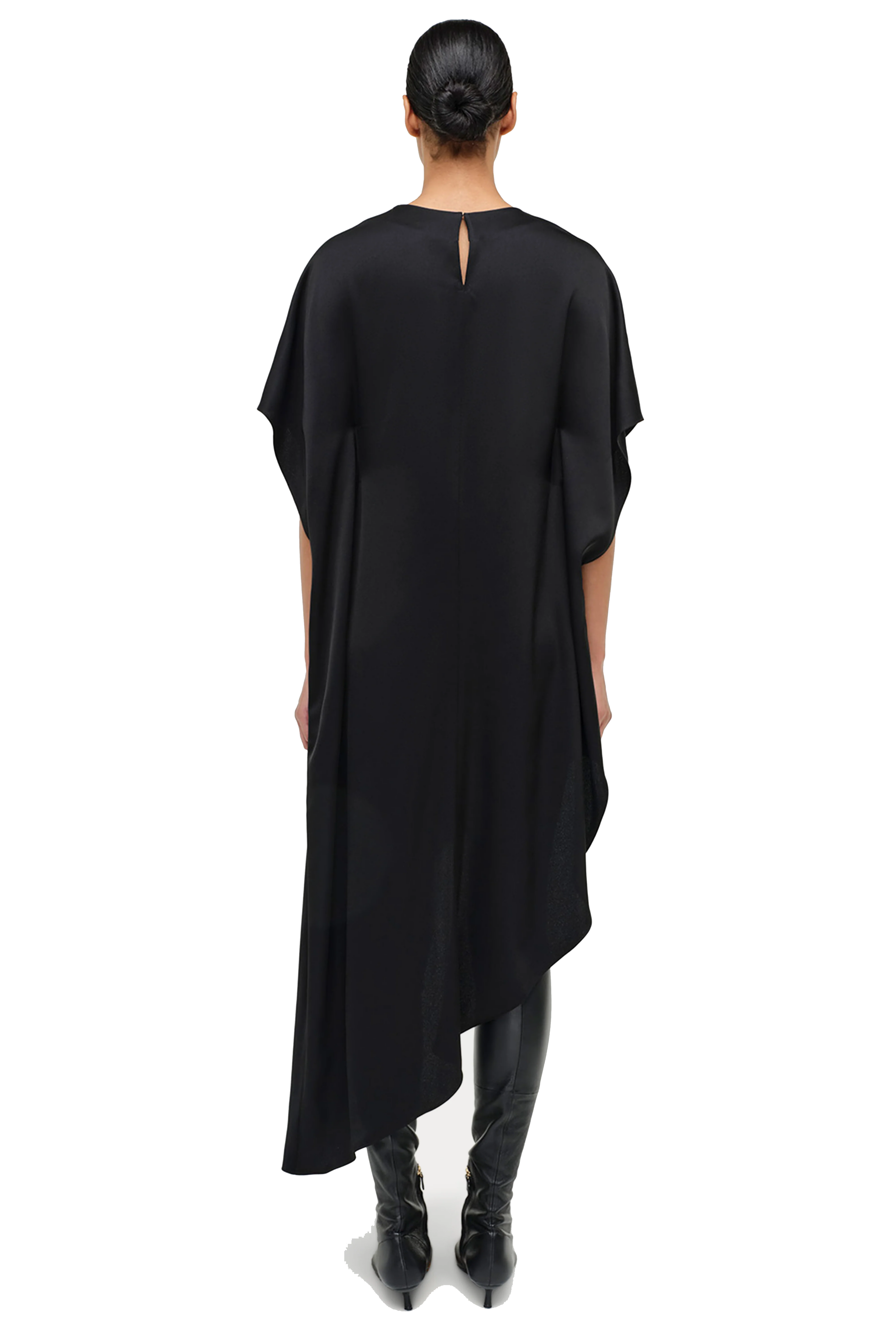 Sadia cape mini dress-sassanova