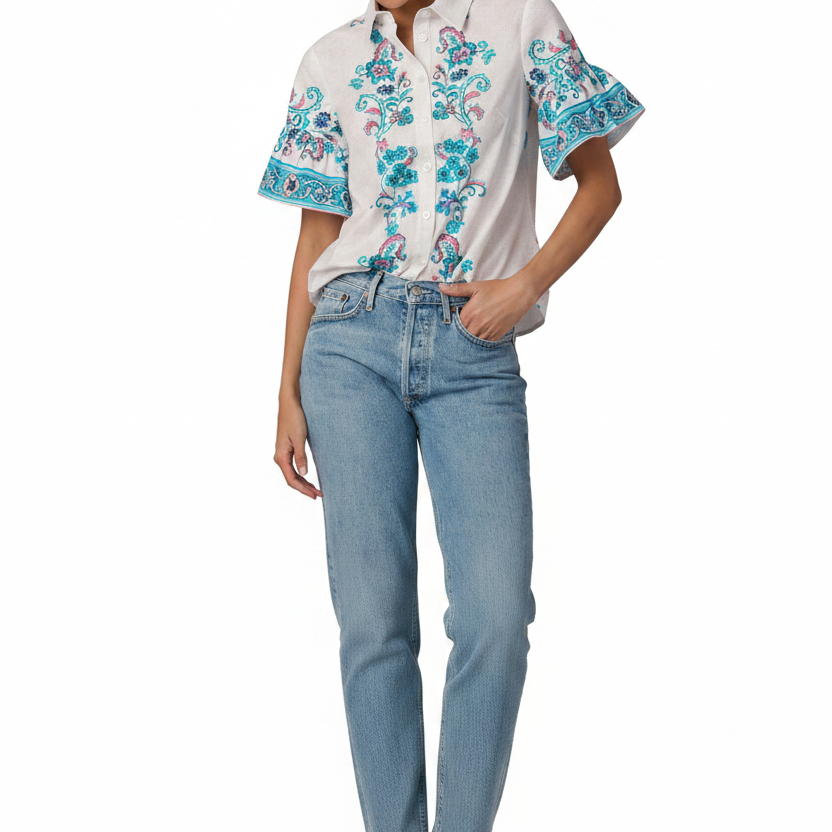 ELLIS TOP - Blouses - Sassanova