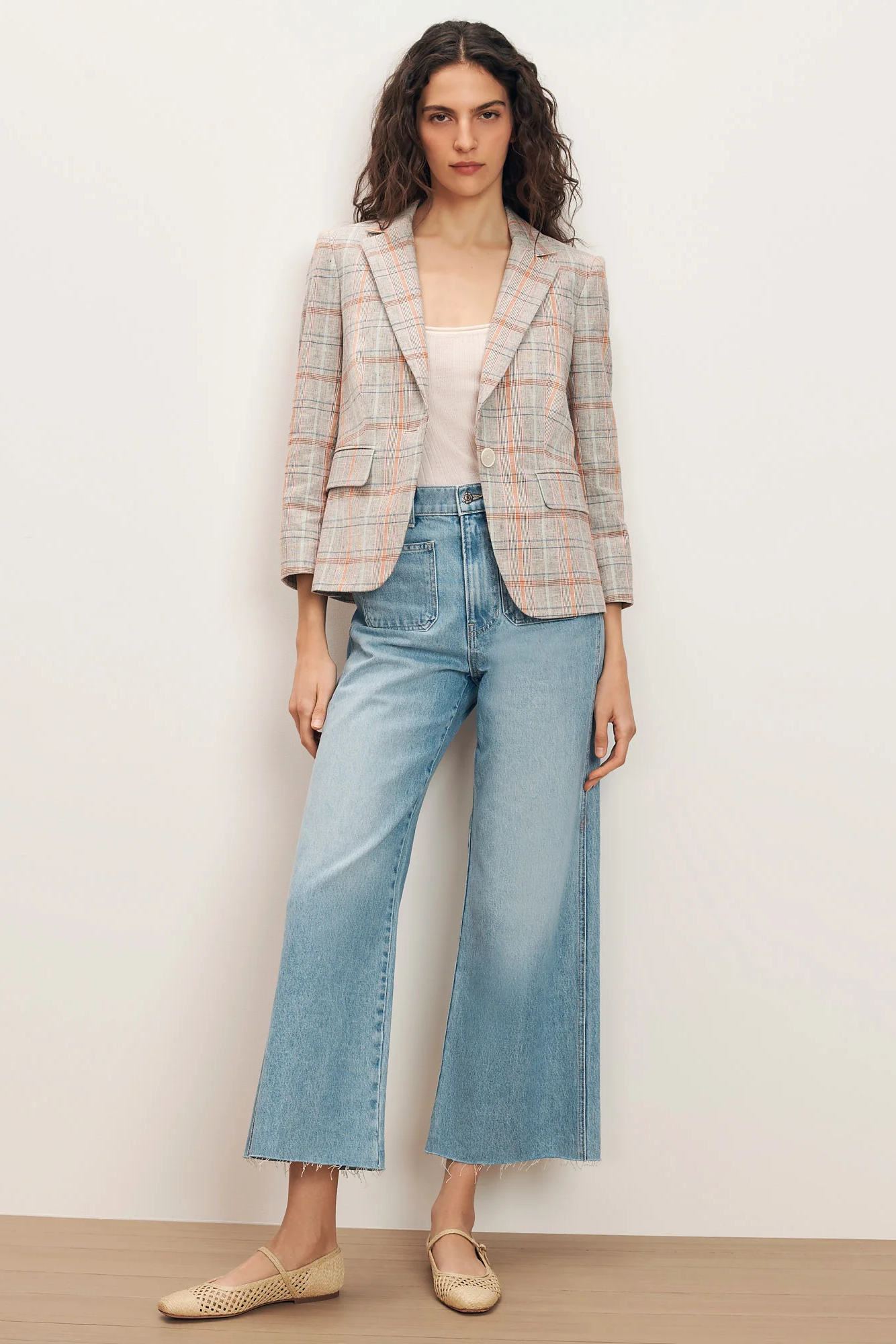 SCHOOLBOY PLAID DICKEY JACKET - Jackets - Sassanova