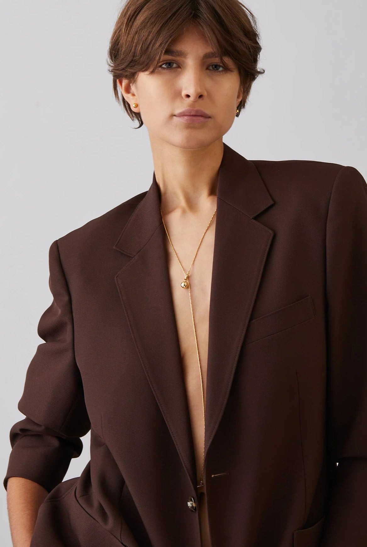 CONSTANCE WRAP CHAIN NECKLACE - Necklaces - Sassanova