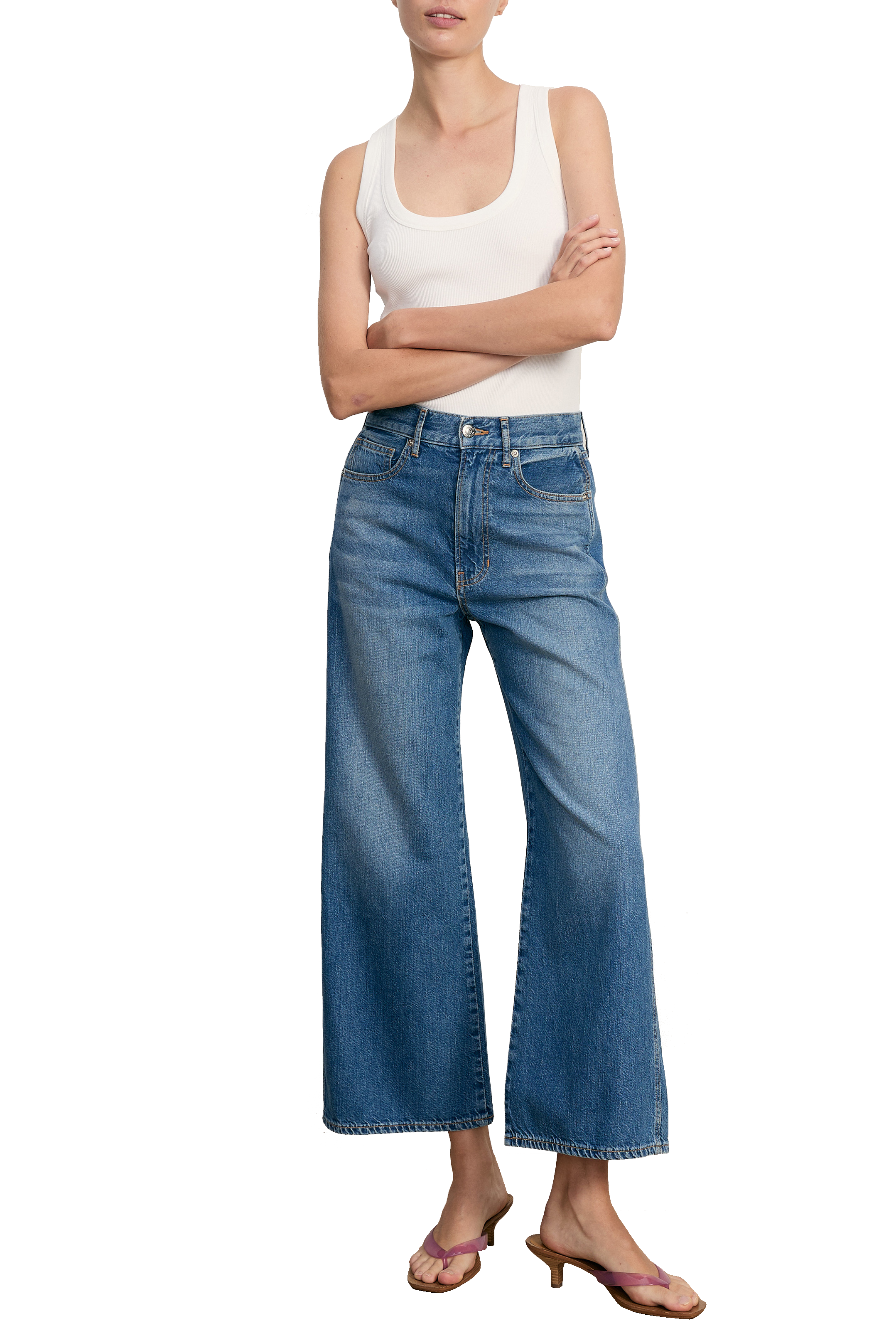 TAYLOR HIGH RISE WIDE LEG - Jeans - Sassanova