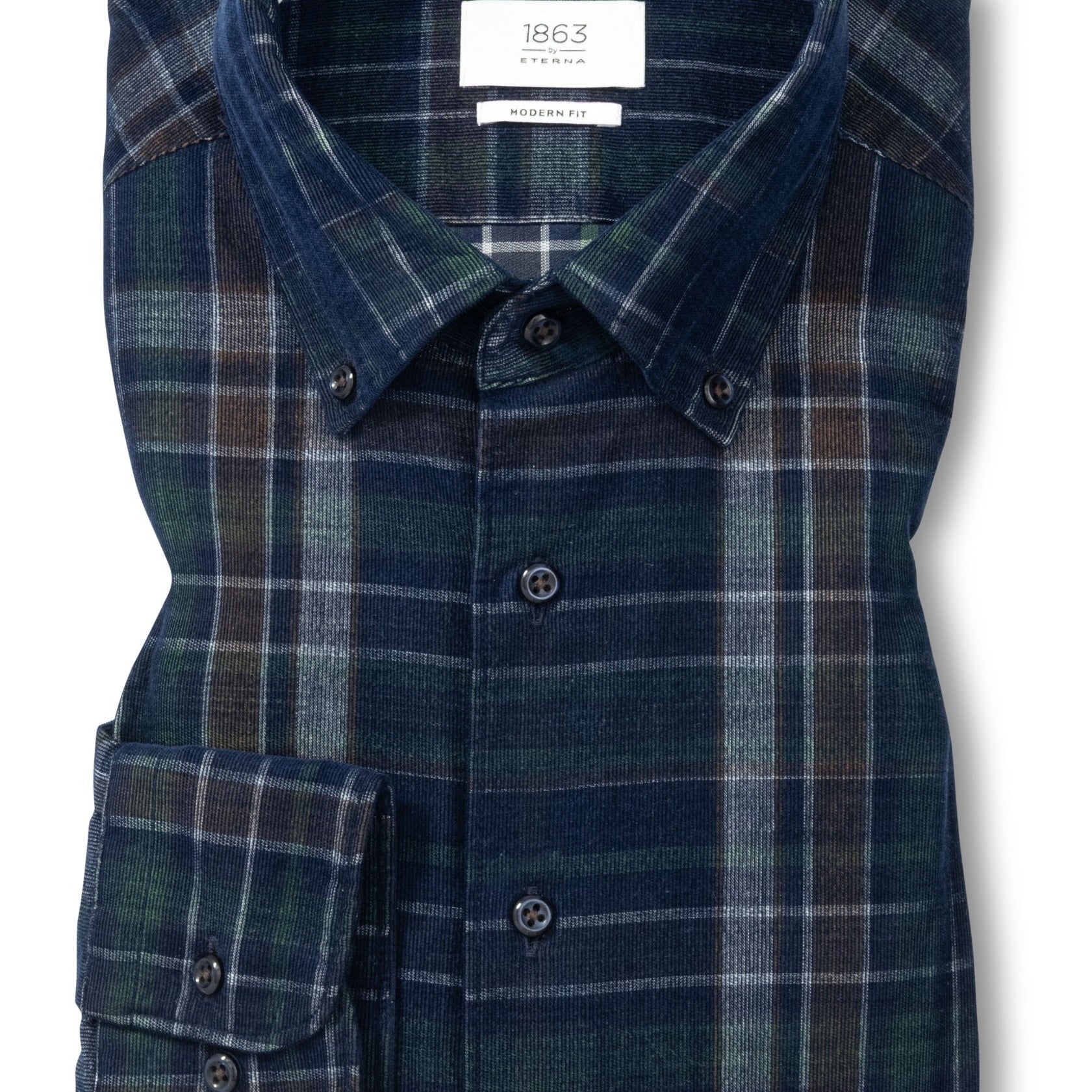 PREMIUM CORD FLANNEL W/ BD COLLAR - novaman
