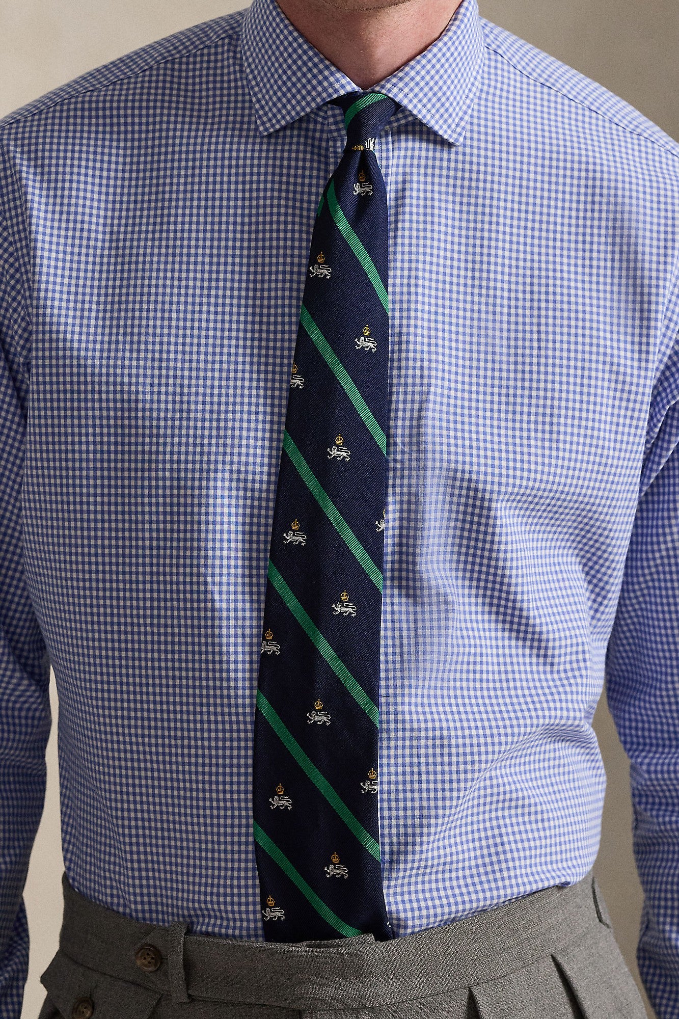 LONG SLEEVE CAMBRIDGE SPORT SHIRT - Long Sleeved Shirts - Novaman