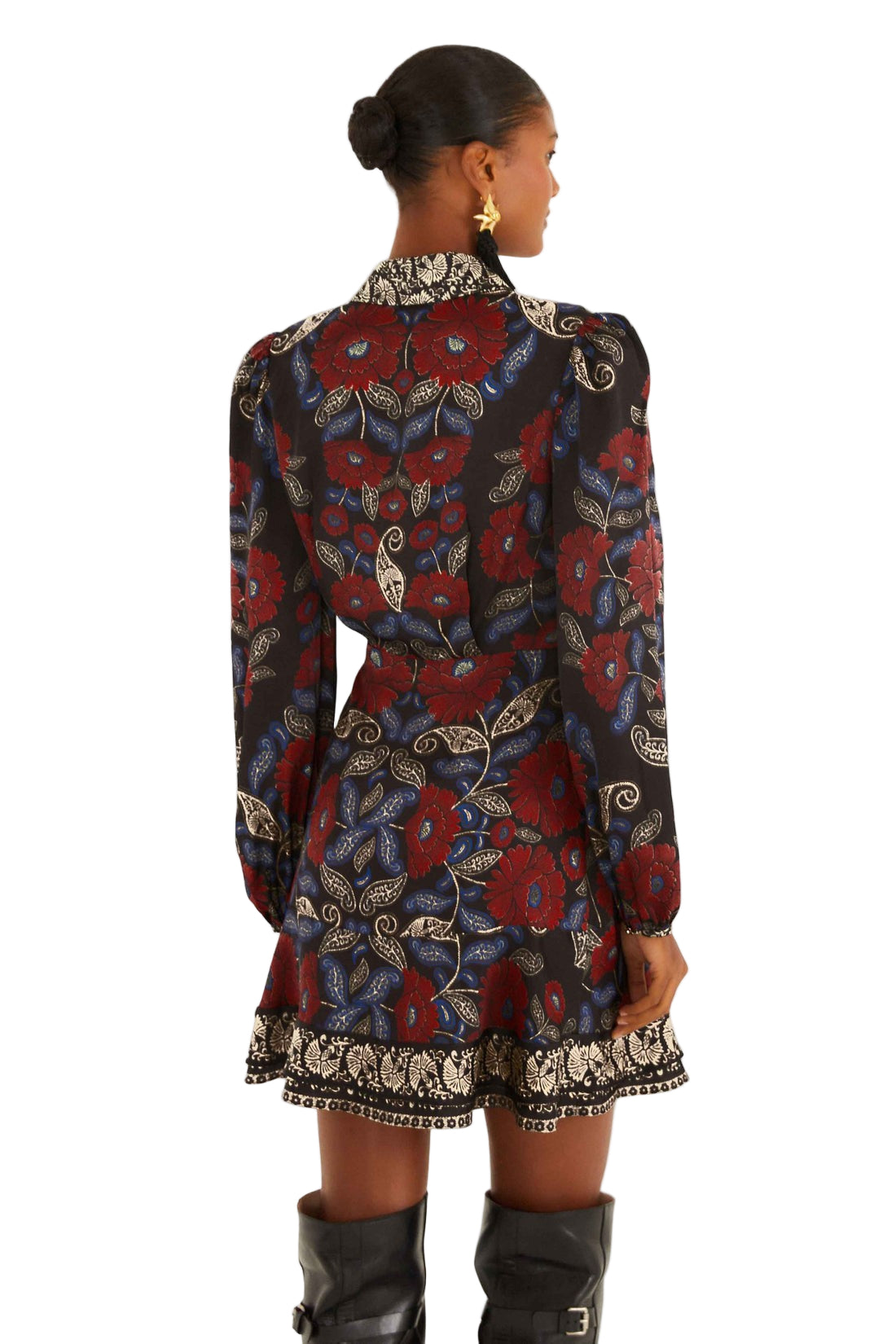 VALENTINA WRAP MINI DRESS-Sassanova