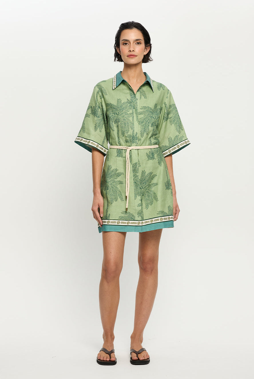 ALANI MINI SHIRT DRESS - Dresses - Sassanova