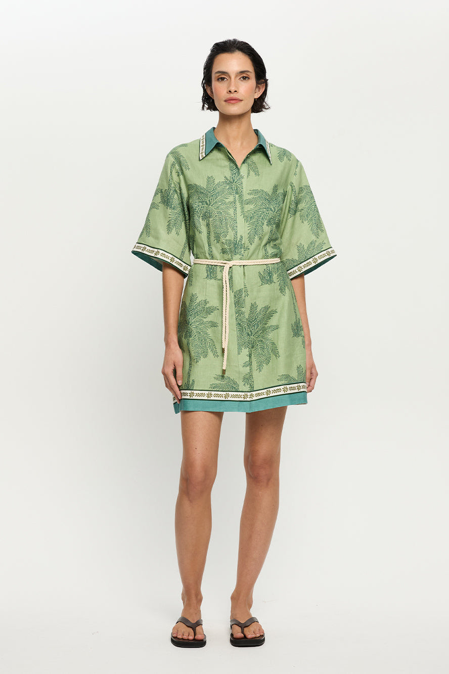 ALANI MINI SHIRT DRESS - Dresses - Sassanova