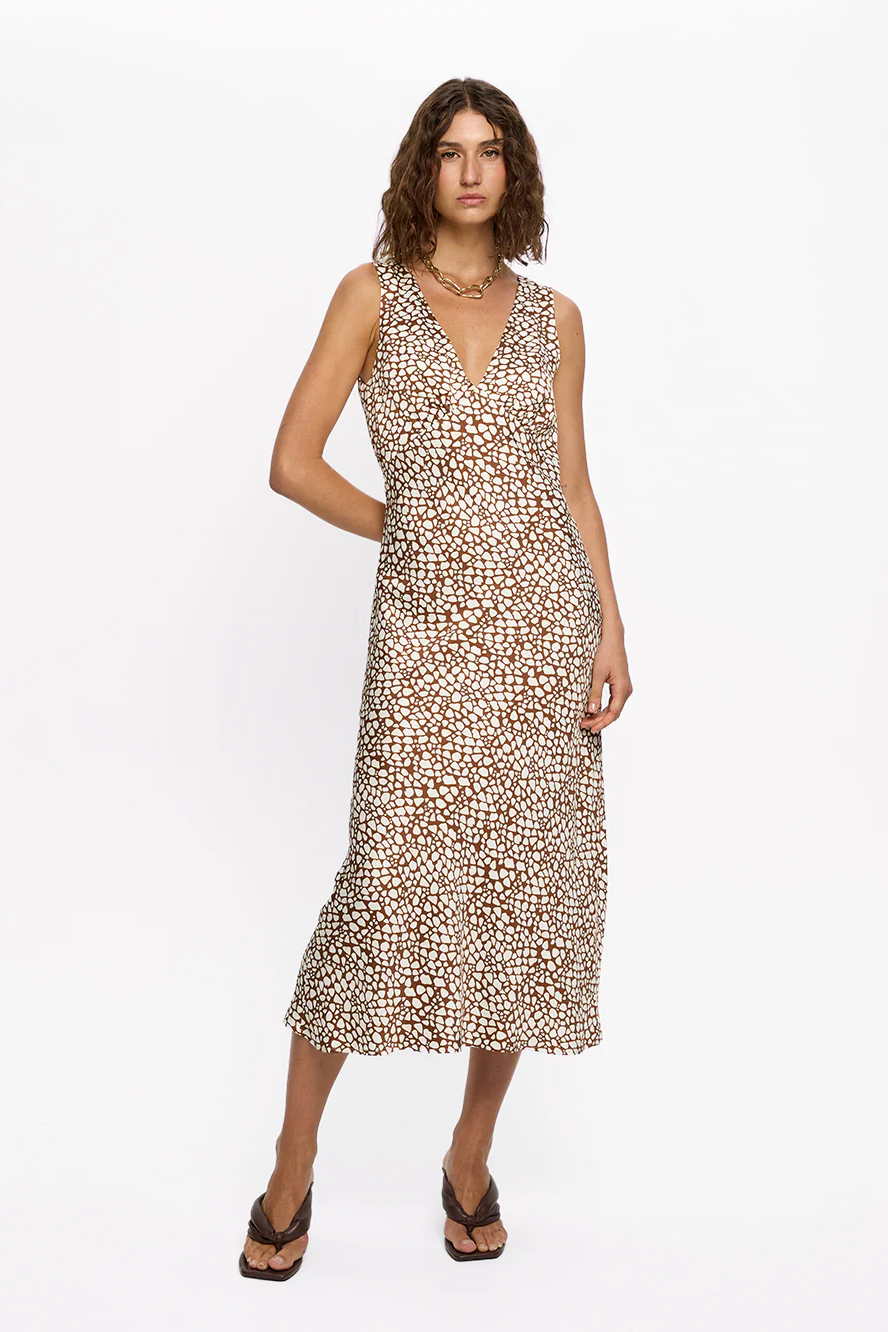 SOLARA MIDI DRESS - Dresses - Sassanova