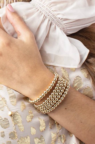 CLASSIC 5MM BEAD BRACELET - sassanova