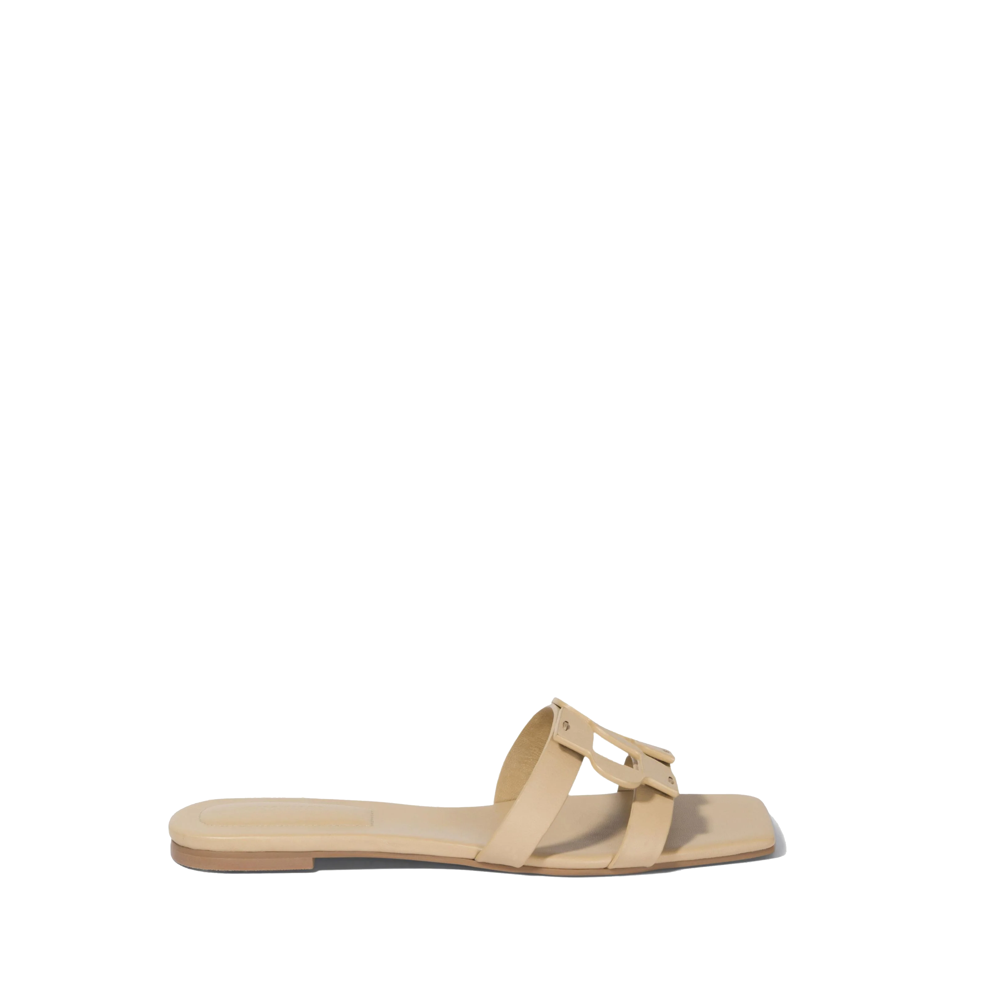SIMKHAI MONOGRAM FLAT SLIDE - Shoes - Sassanova