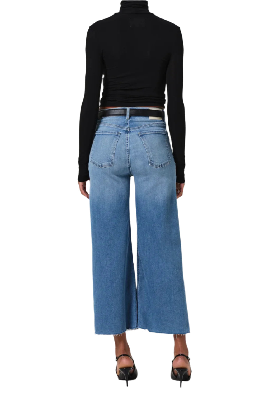 LYRA CROP WIDE LEG - Jeans - Sassanova