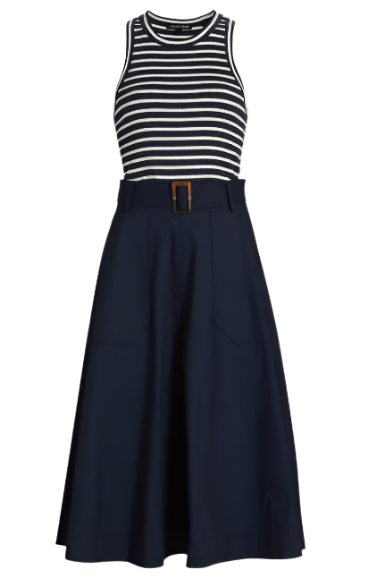 JORDYN MIXED MEDIA DRESS-Sassanova