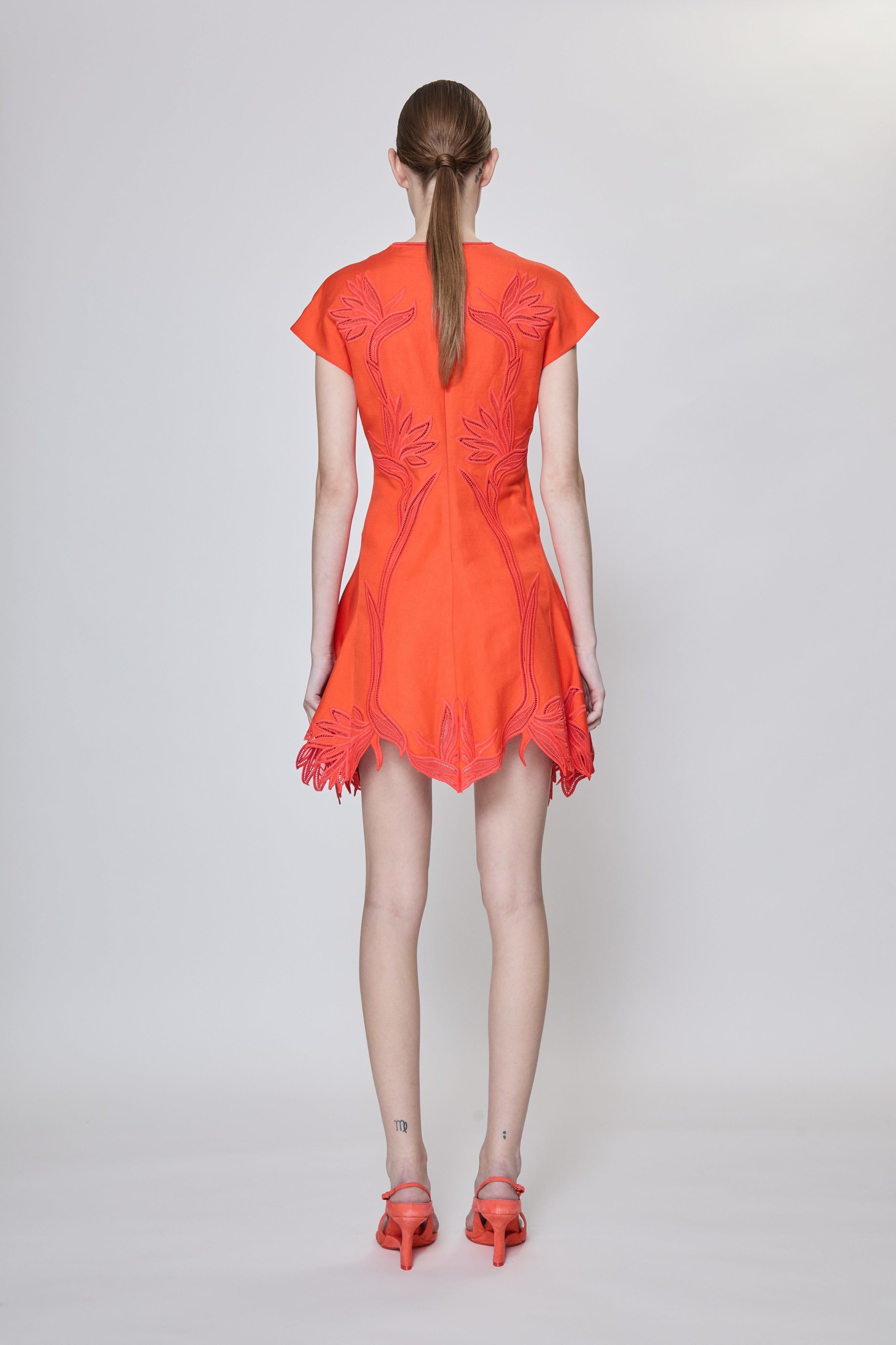 RAQUEL EMBROIDERED MINI DRESS - Dresses - Sassanova