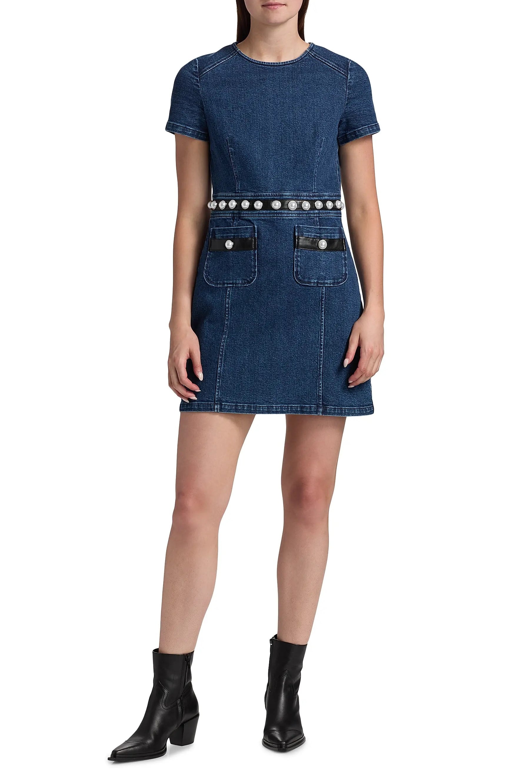 PEARL EMBELLISHED GIANA DRESS - Dresses - Sassanova