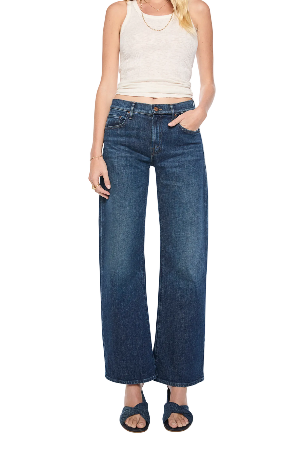 THE MID RISE LASSO SNEAK JEAN Sassanova