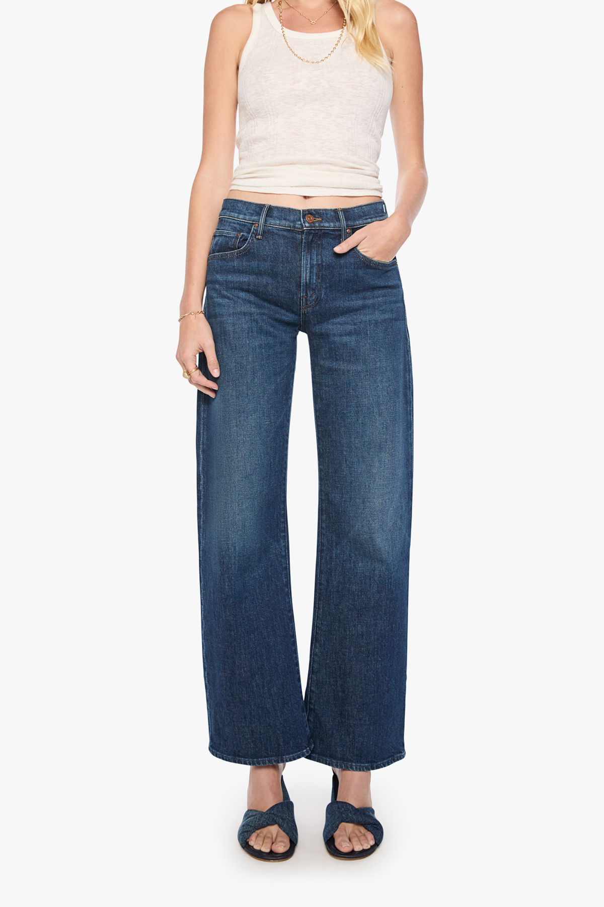 THE MID RISE LASSO SNEAK JEAN Sassanova