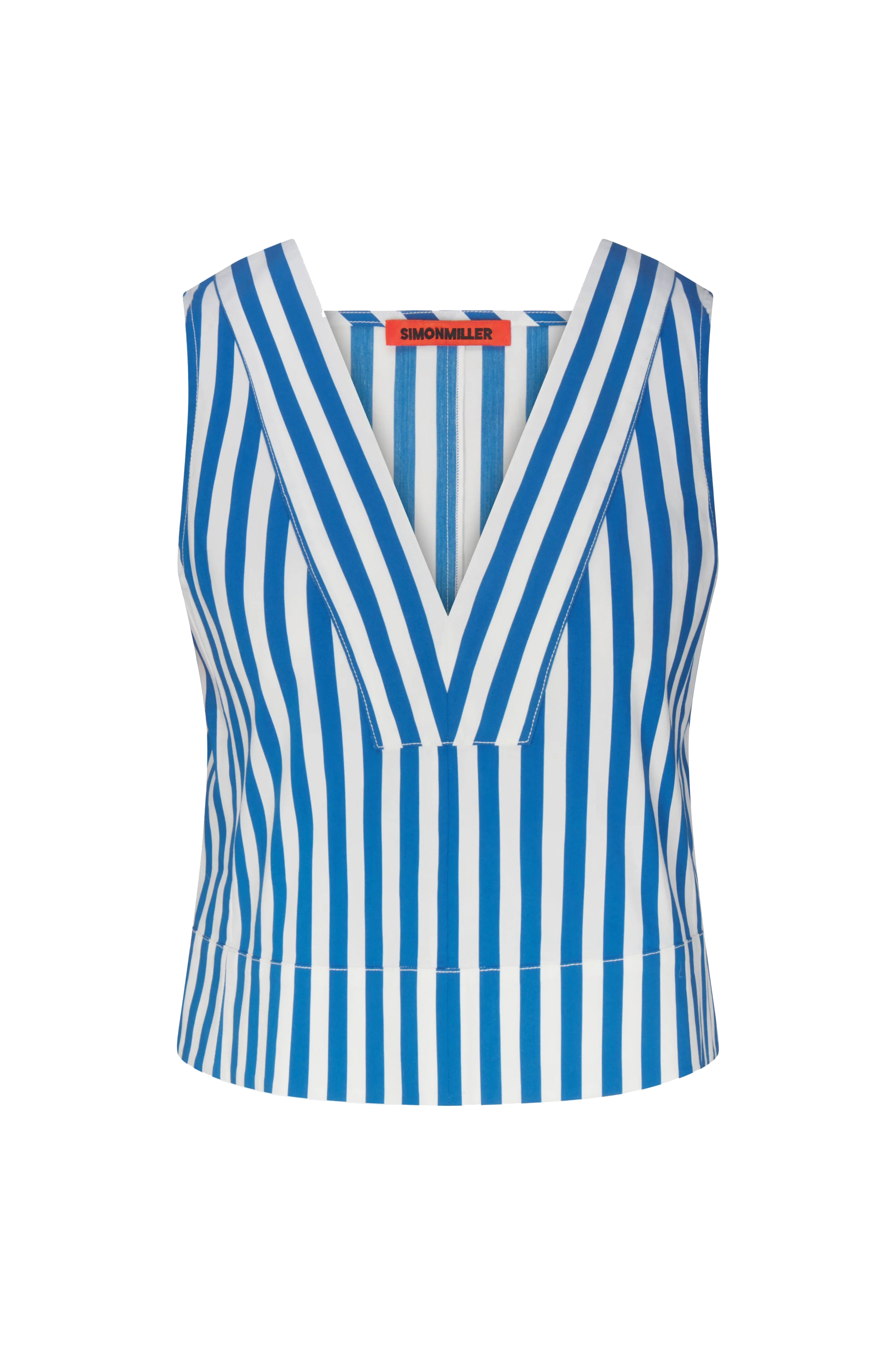 ARRO SLEEVELESS POPLIN TOP - Blouses - Sassanova
