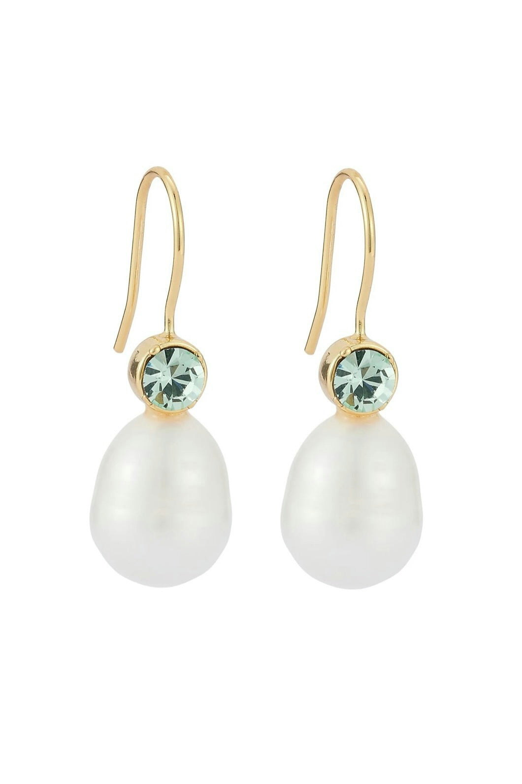ELLIE PEARL DROP EARRINGS- MINT
sassanova
