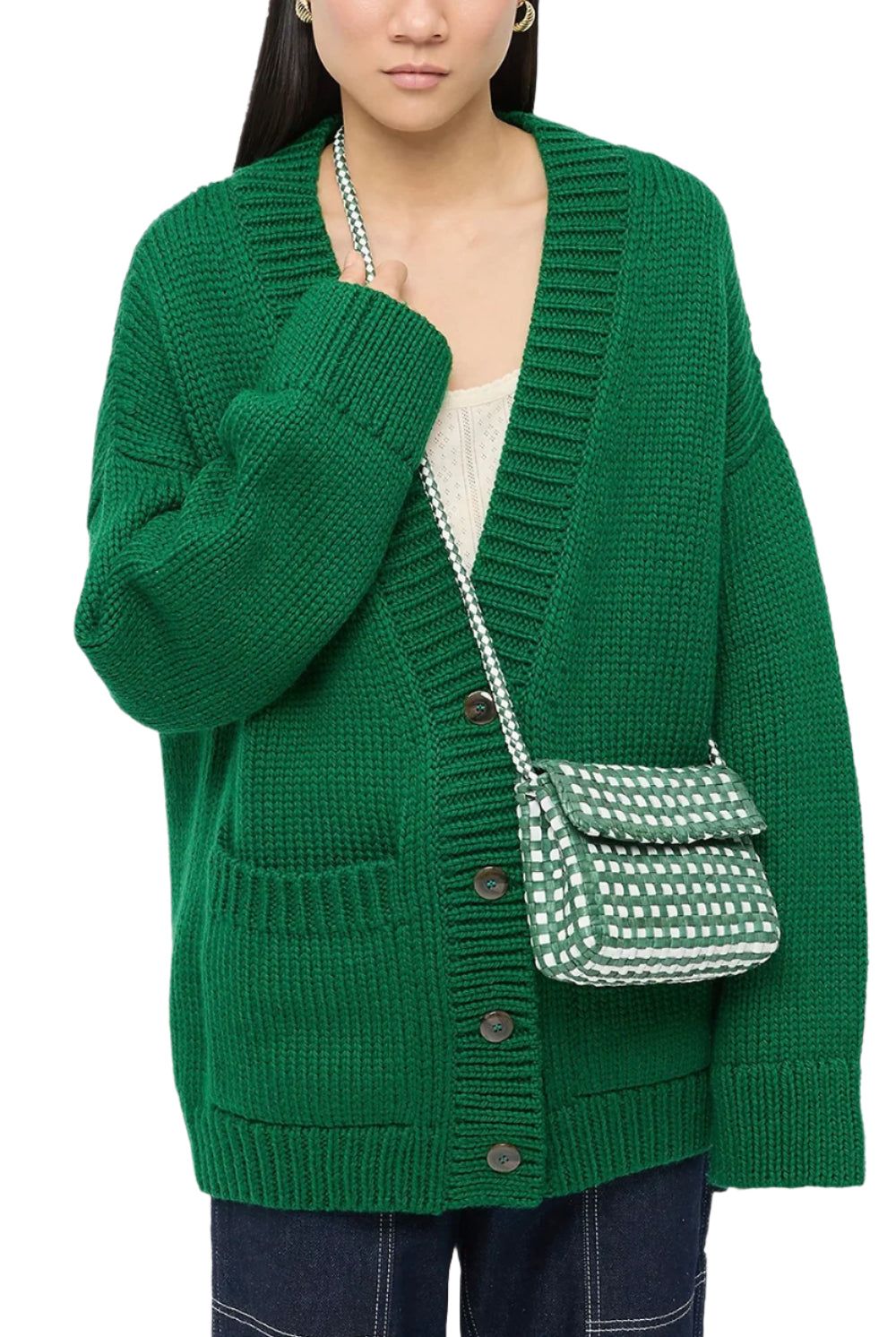 VINNIE MINI WOVEN CROSSBODY - Handbags - Sassanova