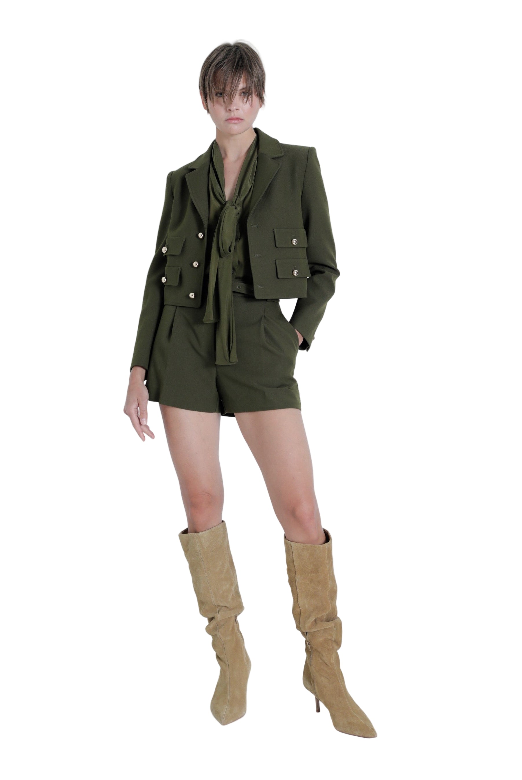 MARIE CROPPED BLAZER-Sassanova