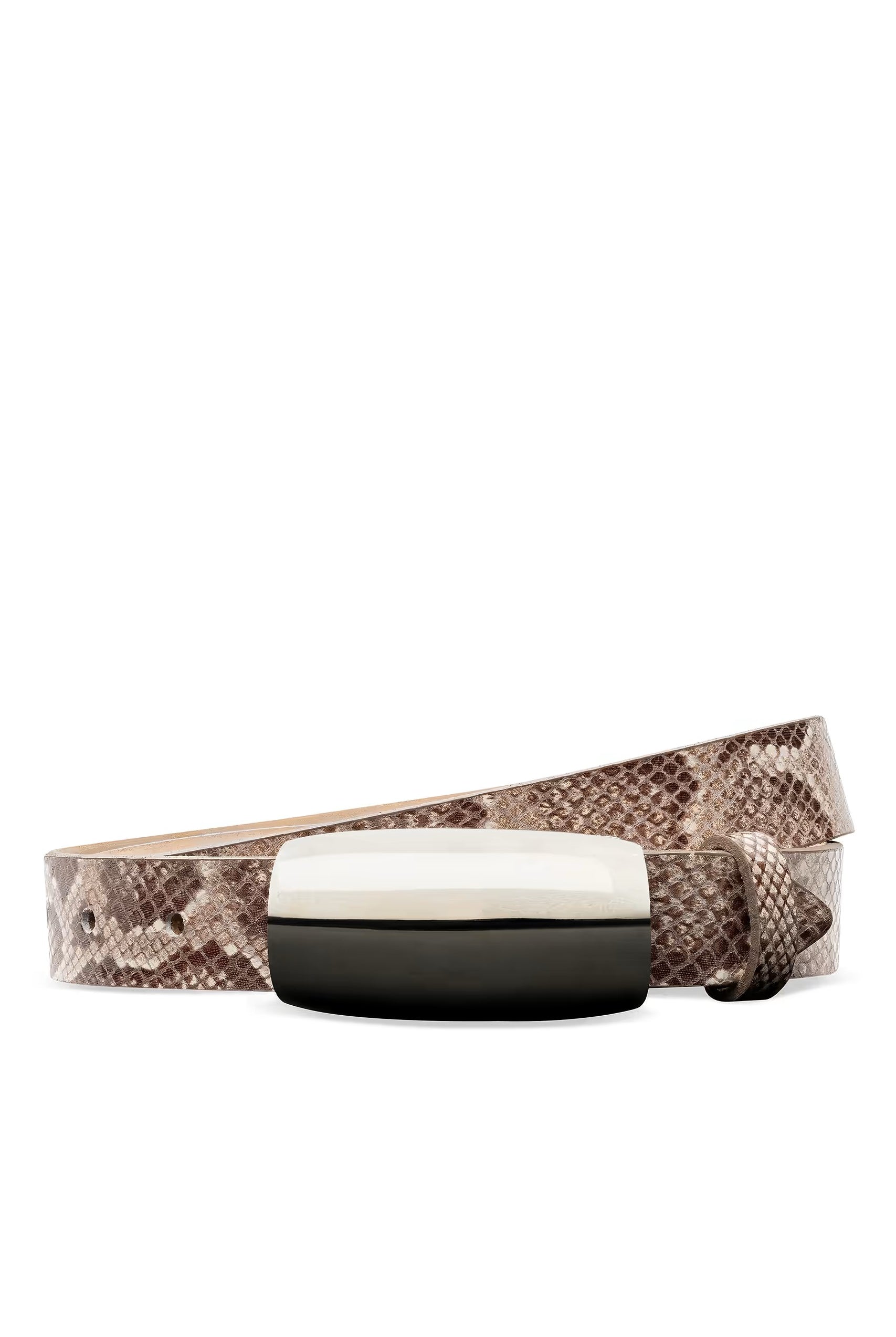 MARLOWE LEATHER BELT - Belts - Sassanova