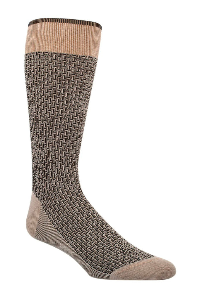 BASKETWEAVE SOCK OATMEAL - Socks - Novaman